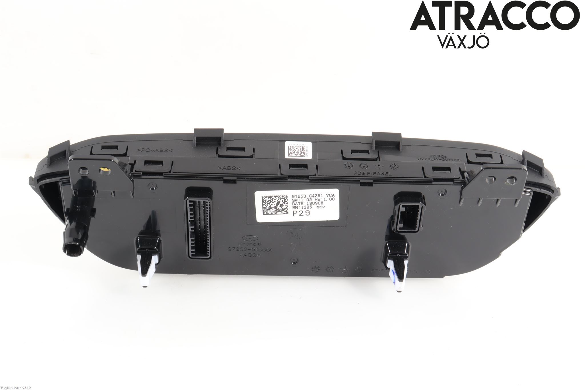 Hyundai i30 PD 17- Varme Ac Betjening-Display
