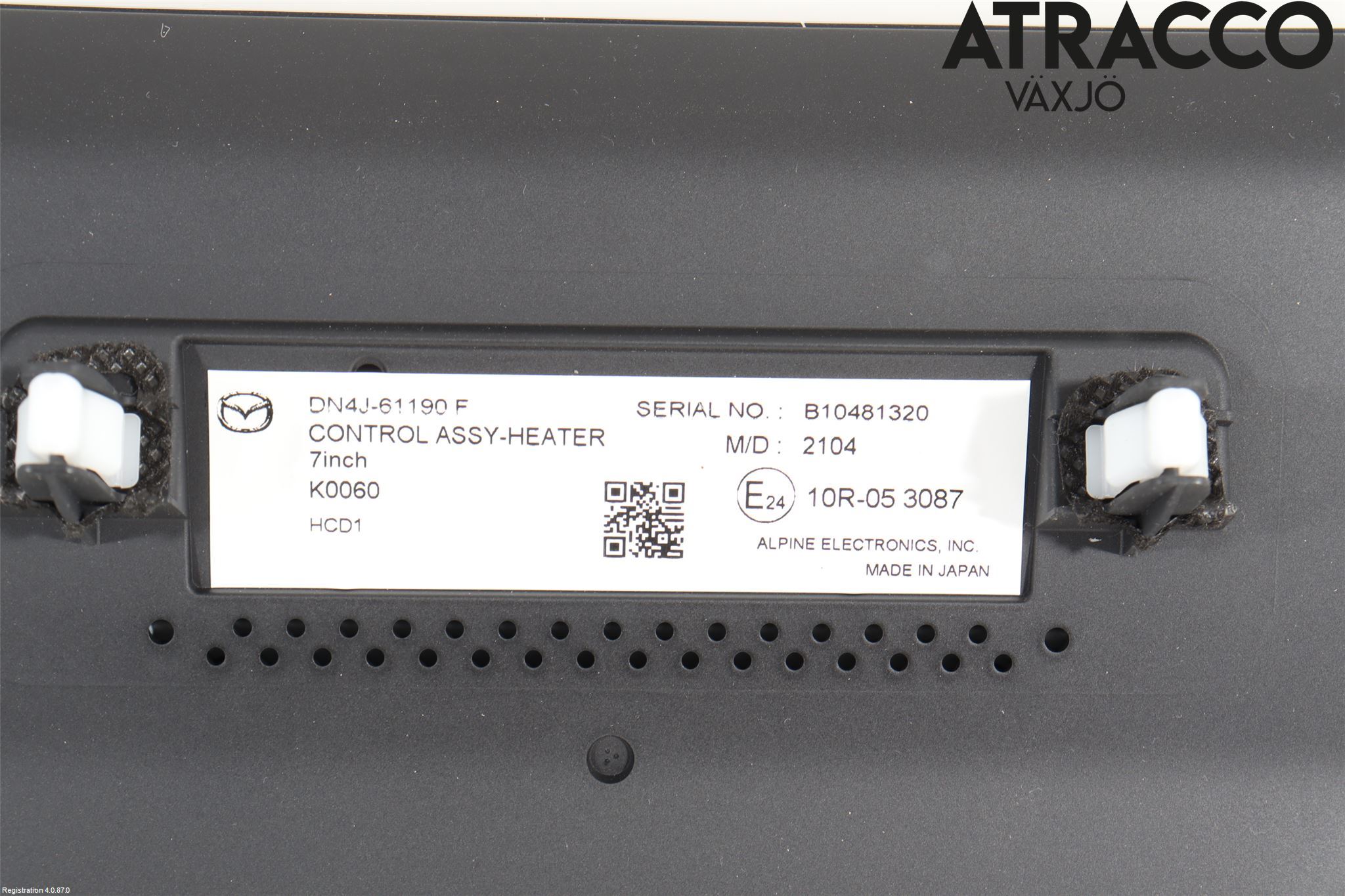 Mazda MX-30 20- Varme Ac Betjening-Display