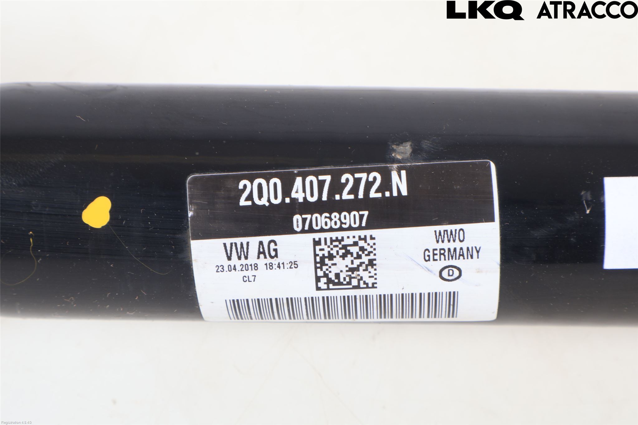 Volkswagen VW POLO VI 18->> Drivaksel Foran Kompl Høyre