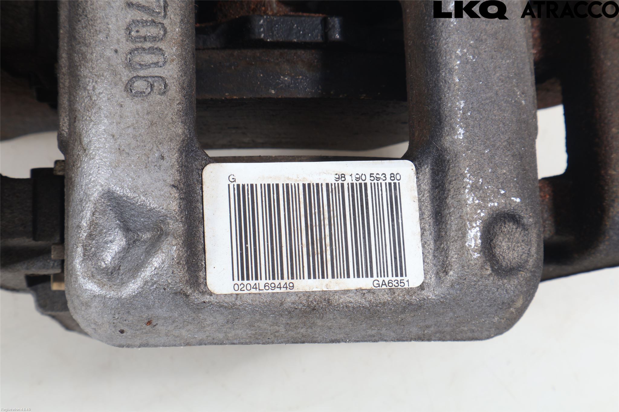 Peugeot 408 22- Bremsecaliper Bak Venstre