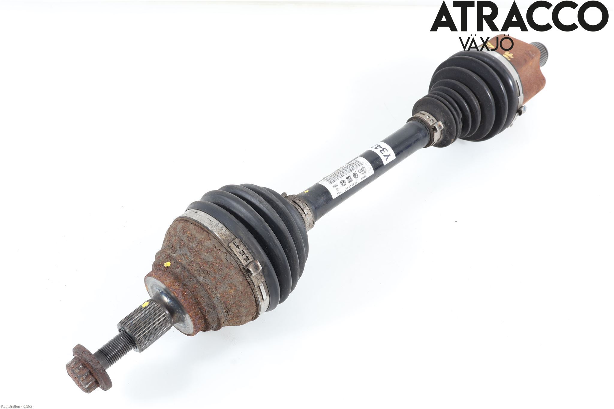 Volkswagen VW TIGUAN 07-16 Drivaksel Foran Kompl Venstre