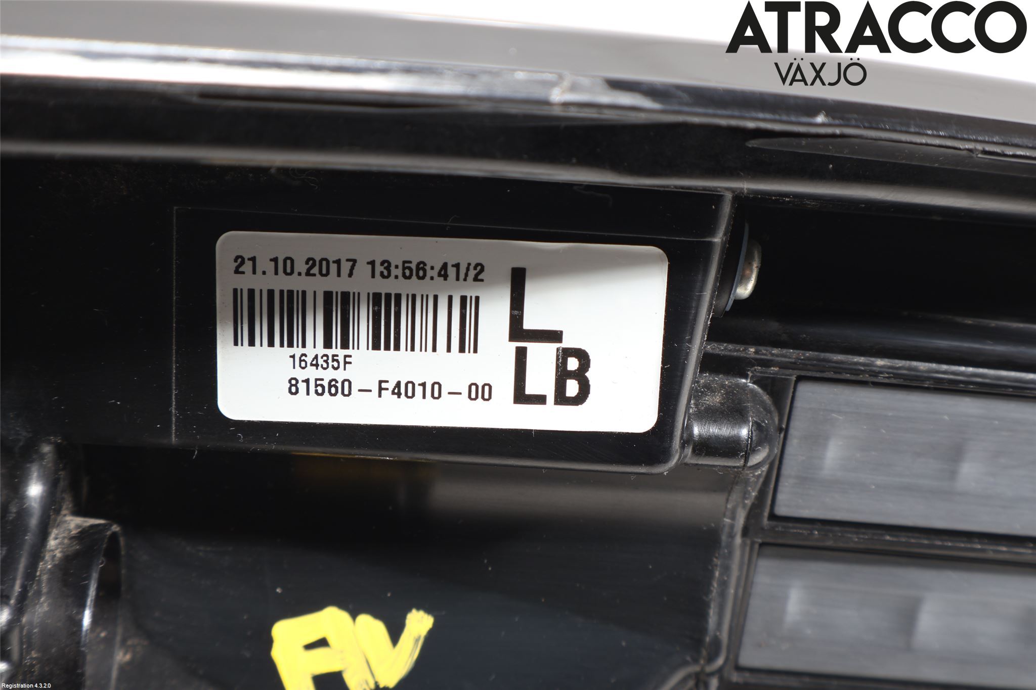 Toyota C-HR 16-23 Baklykt Venstre
