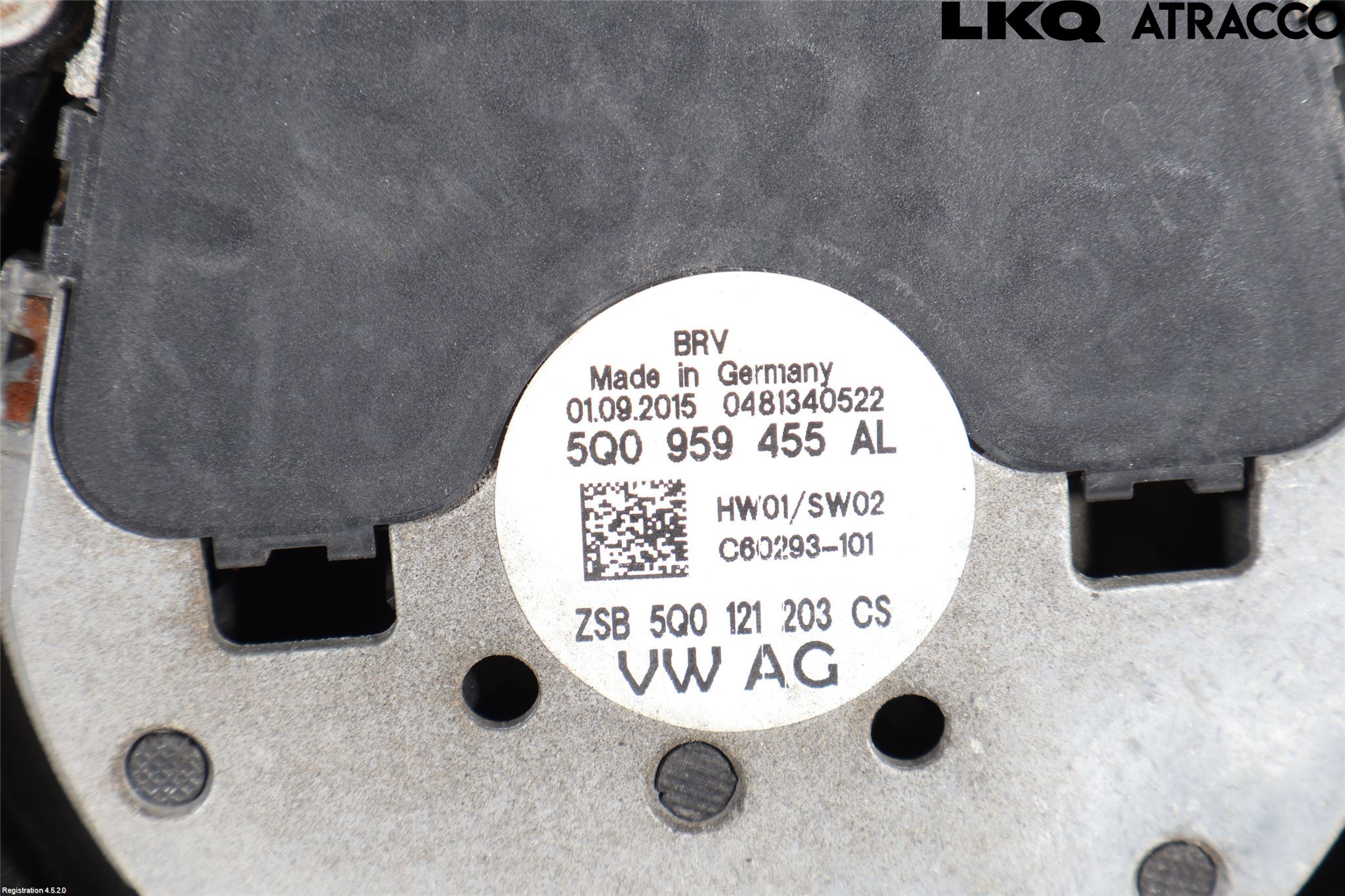 Volkswagen VW GOLF / E-GOLF VII 13-20 Kjølevifte-Radiator Hus-Kåpe