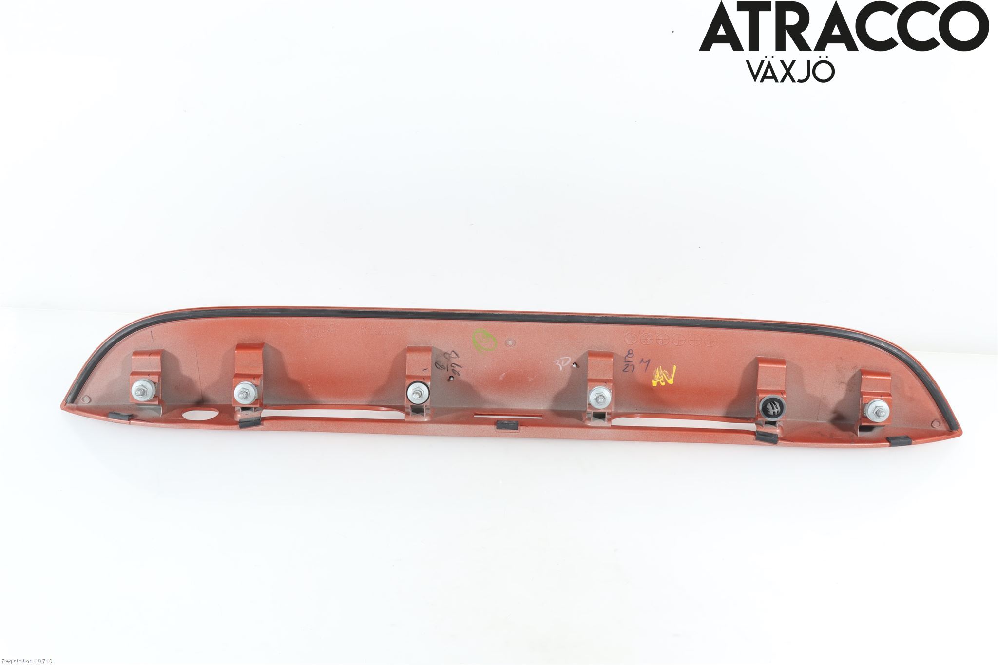 Toyota GT86 12- Refleksplate - Skiltplate