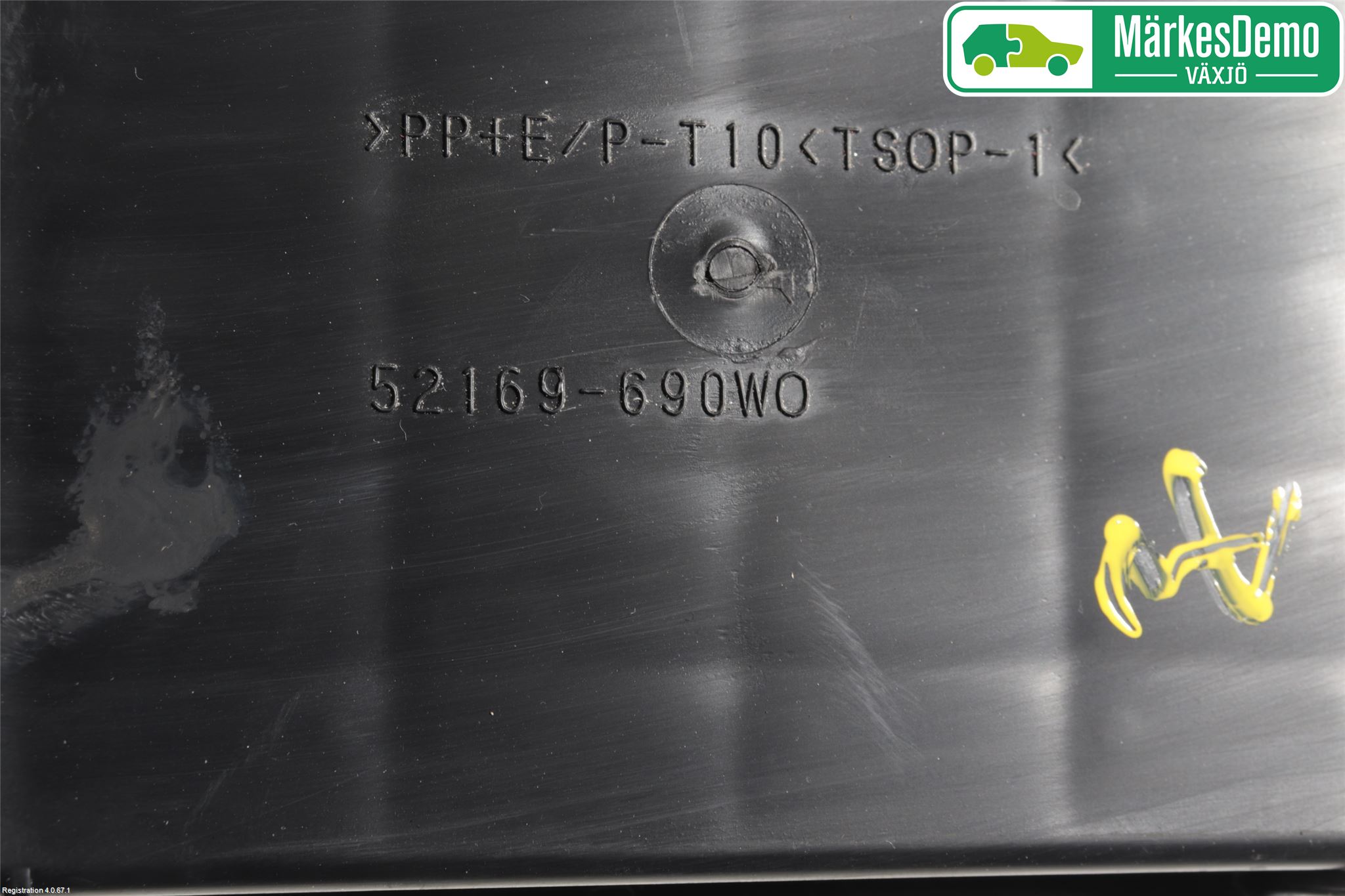 Toyota PRIUS NWH20 04-08 Støtfanger Bak Deform Element
