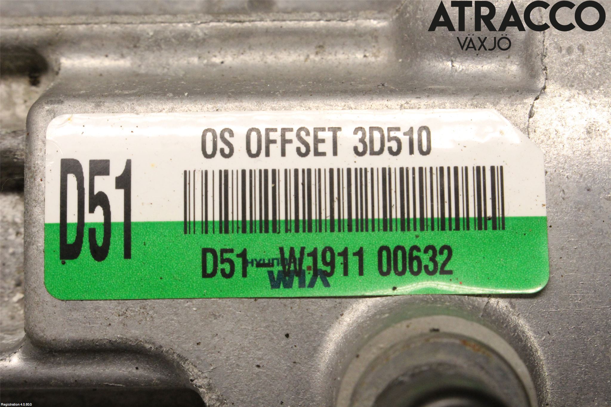 Hyundai KONA/ELECTRIC OS 18-23 Gearkasse Fordelingskasse