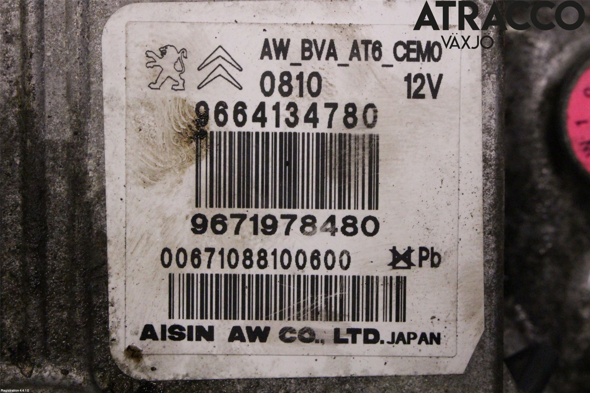 Peugeot 308 08-13 Gearkasse Automat