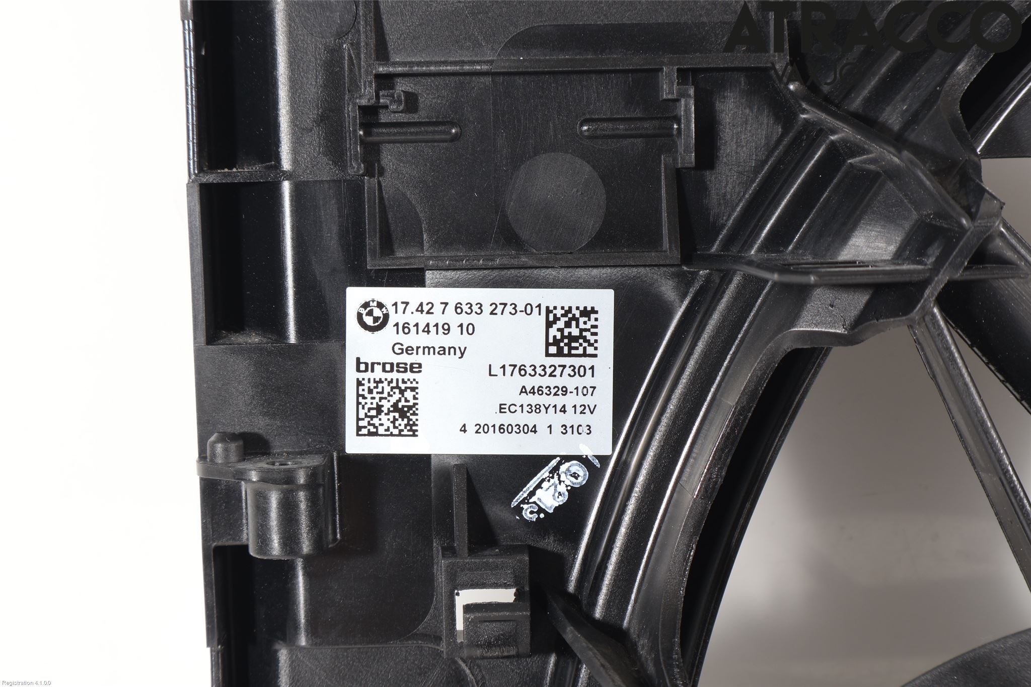 BMW 5 F10/F11/F18 09-17 Kjølevifte-Radiator Hus-Kåpe