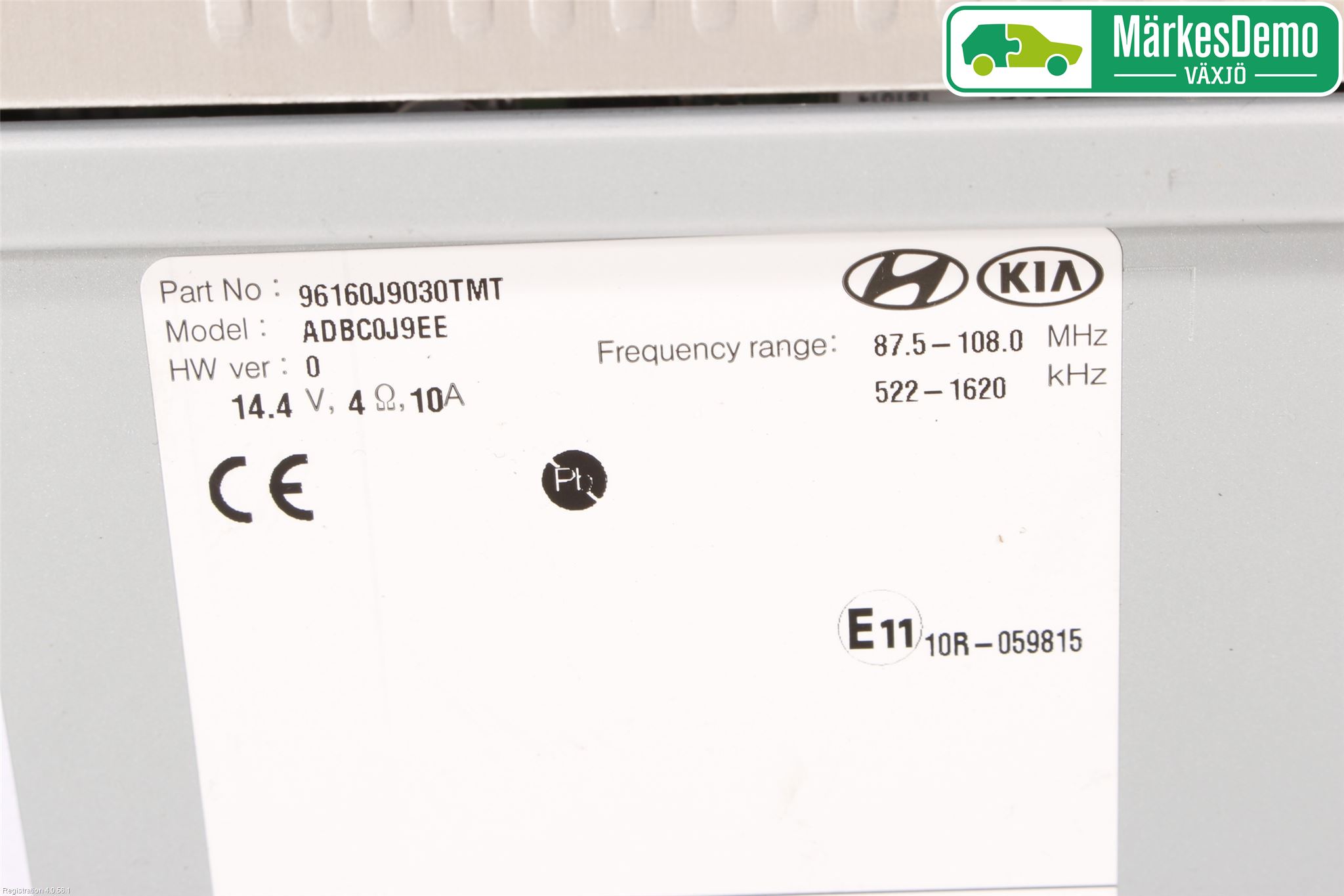 Hyundai KONA/ELECTRIC OS 18-23 Stereo Radio Med Cd