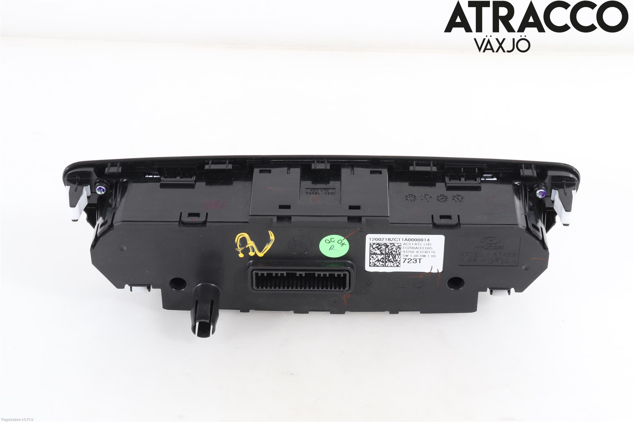 Hyundai i10 LA 20- Varme Ac Betjening-Display