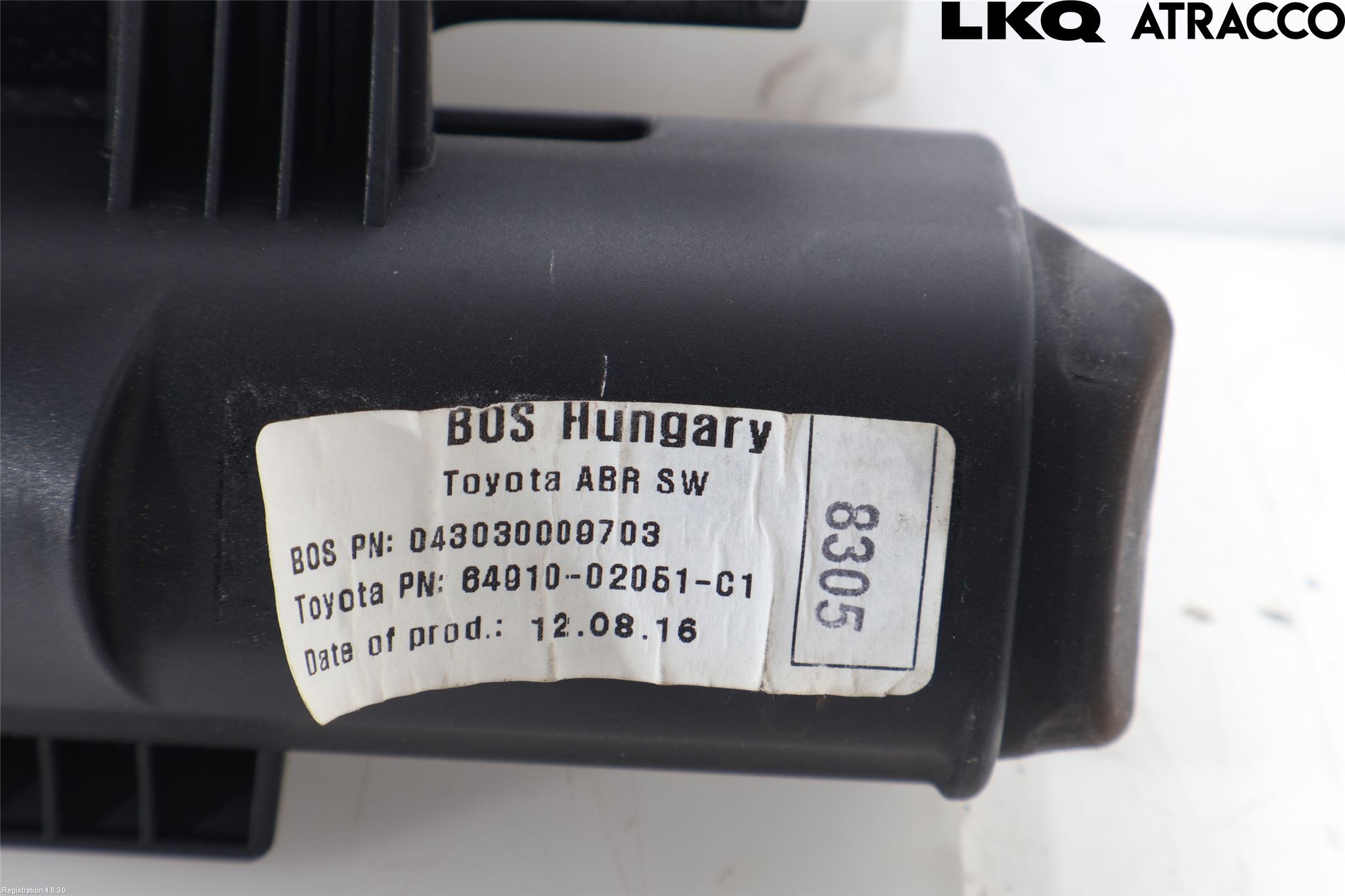 Toyota AURIS 13-19 Innr Innsyn Beskytelse Stv