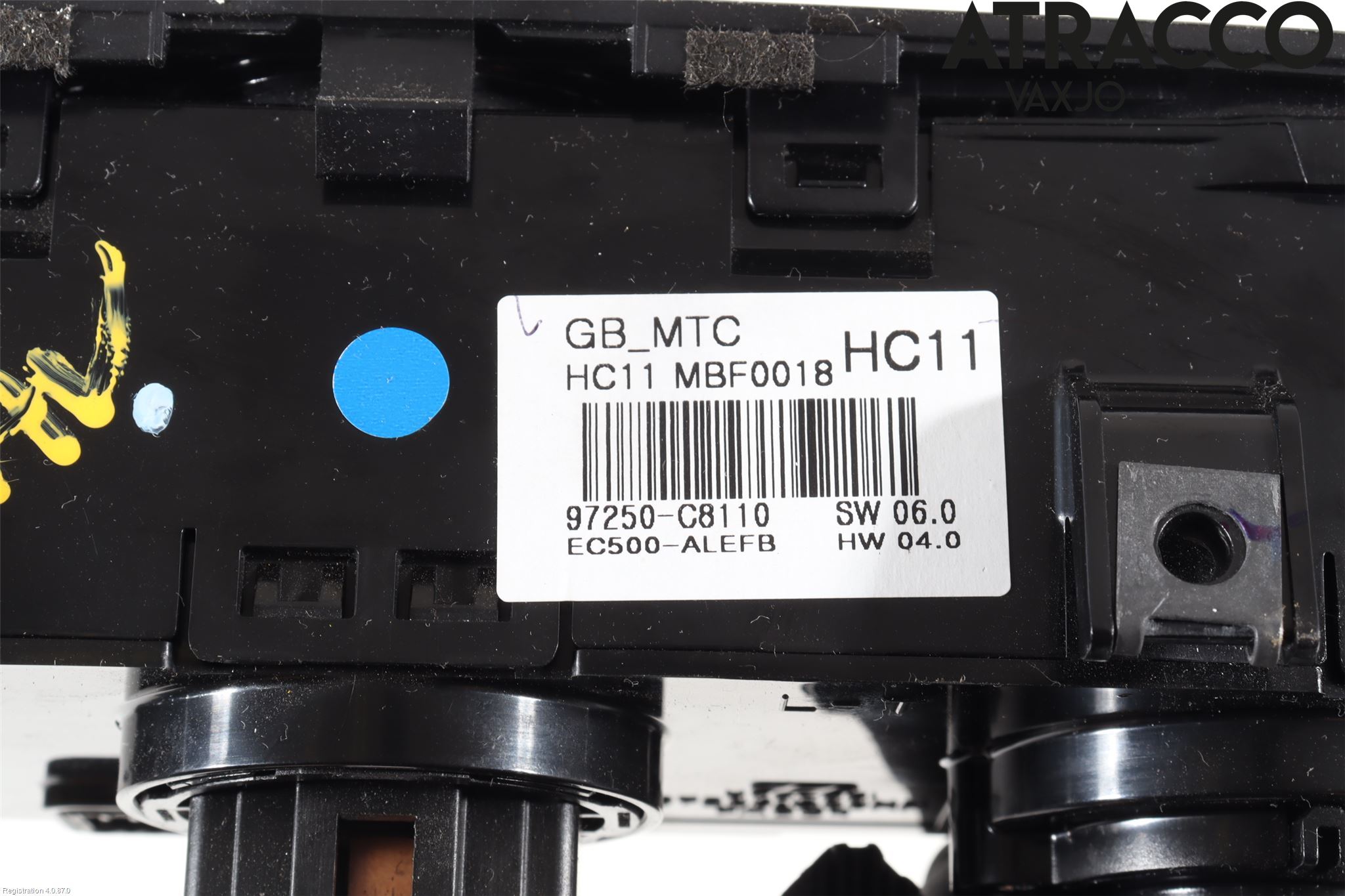 Hyundai i20 GB 15-20 Varme Ac Betjening-Display