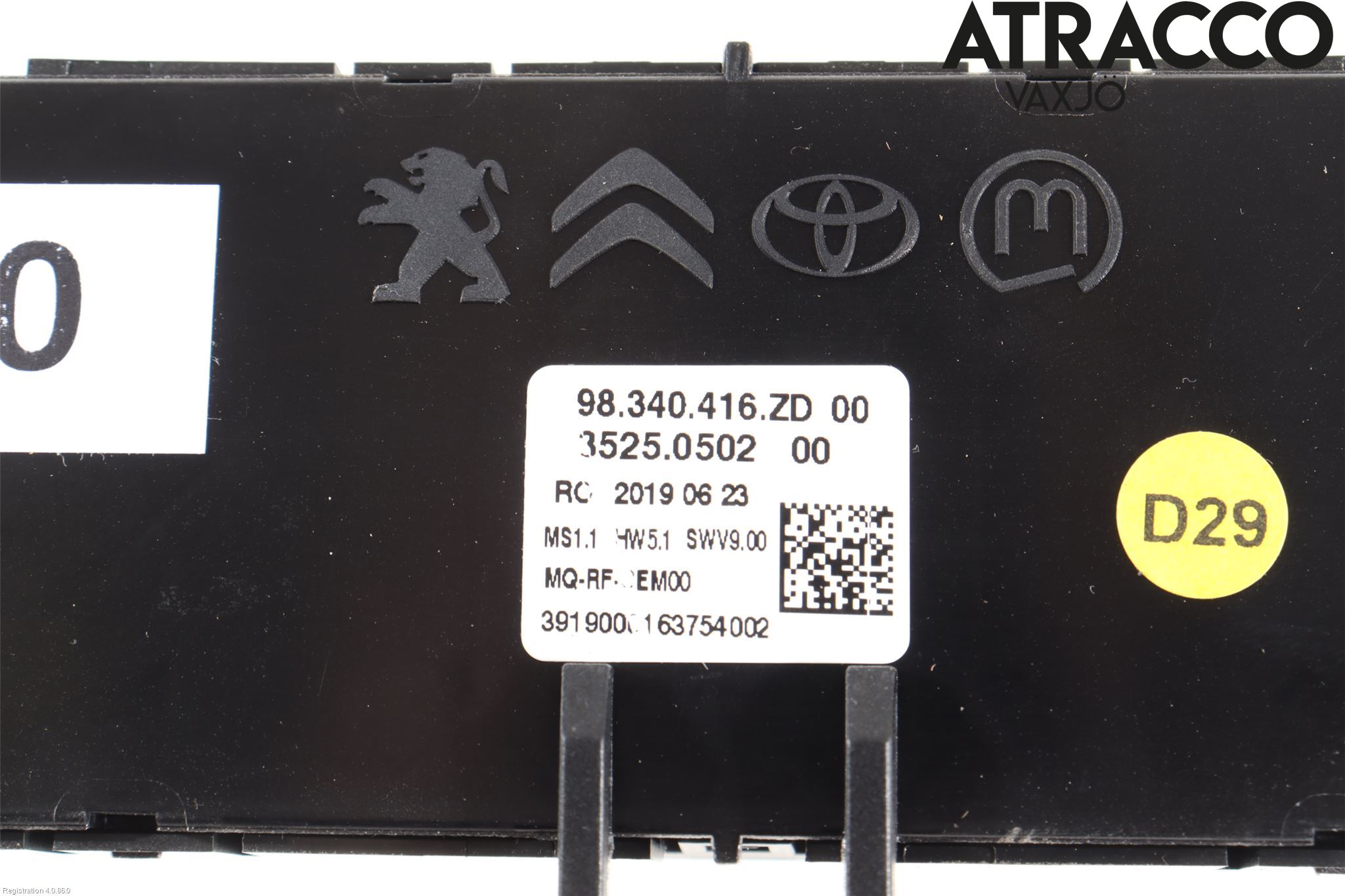 Toyota PROACE II 16- Varme Ac Betjening-Display