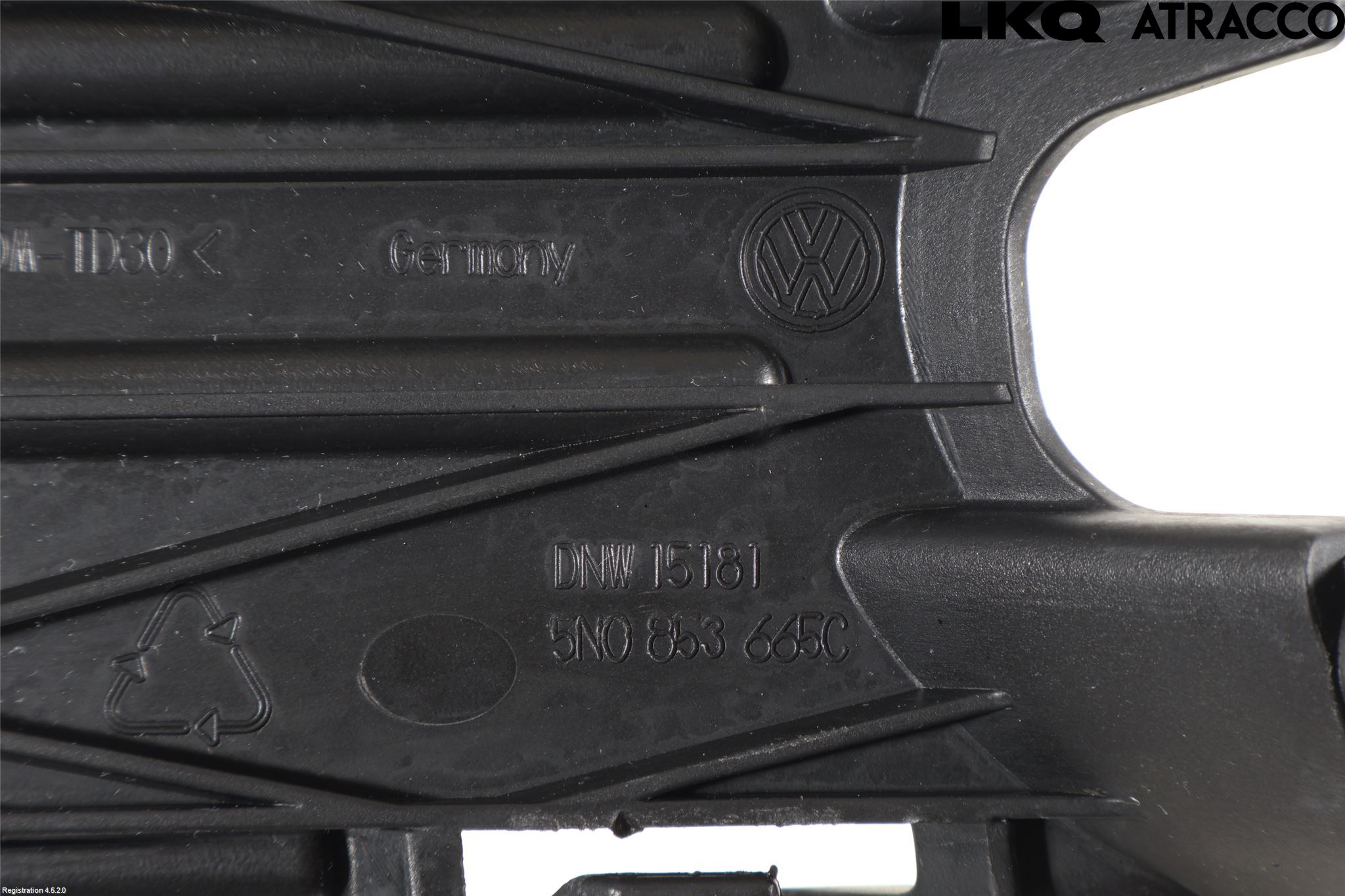 Volkswagen VW TIGUAN 07-16 Frontlykt Kurve-Tåkelys Ramme