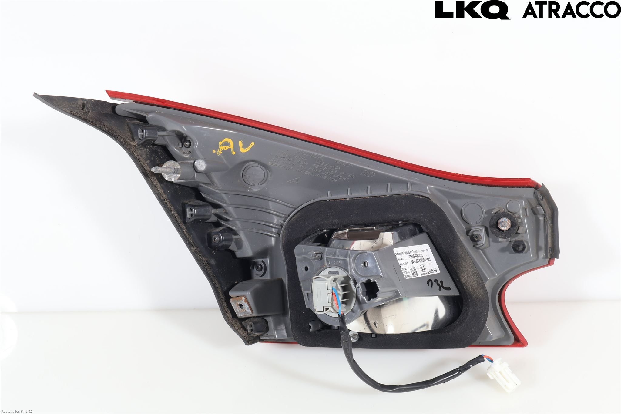 Honda CIVIC 12-16 Baklykt Høyre  På Luke(Indre)