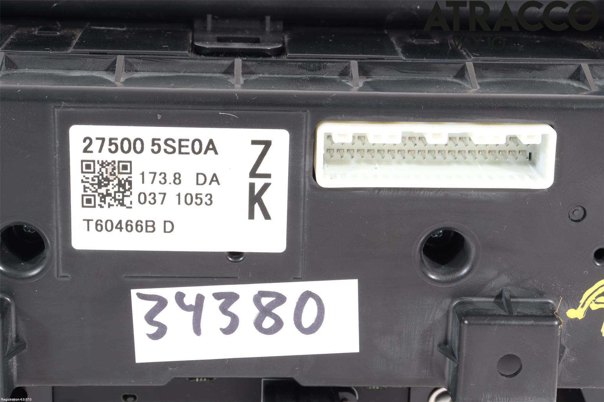 Nissan LEAF 18- Varme Ac Betjening-Display