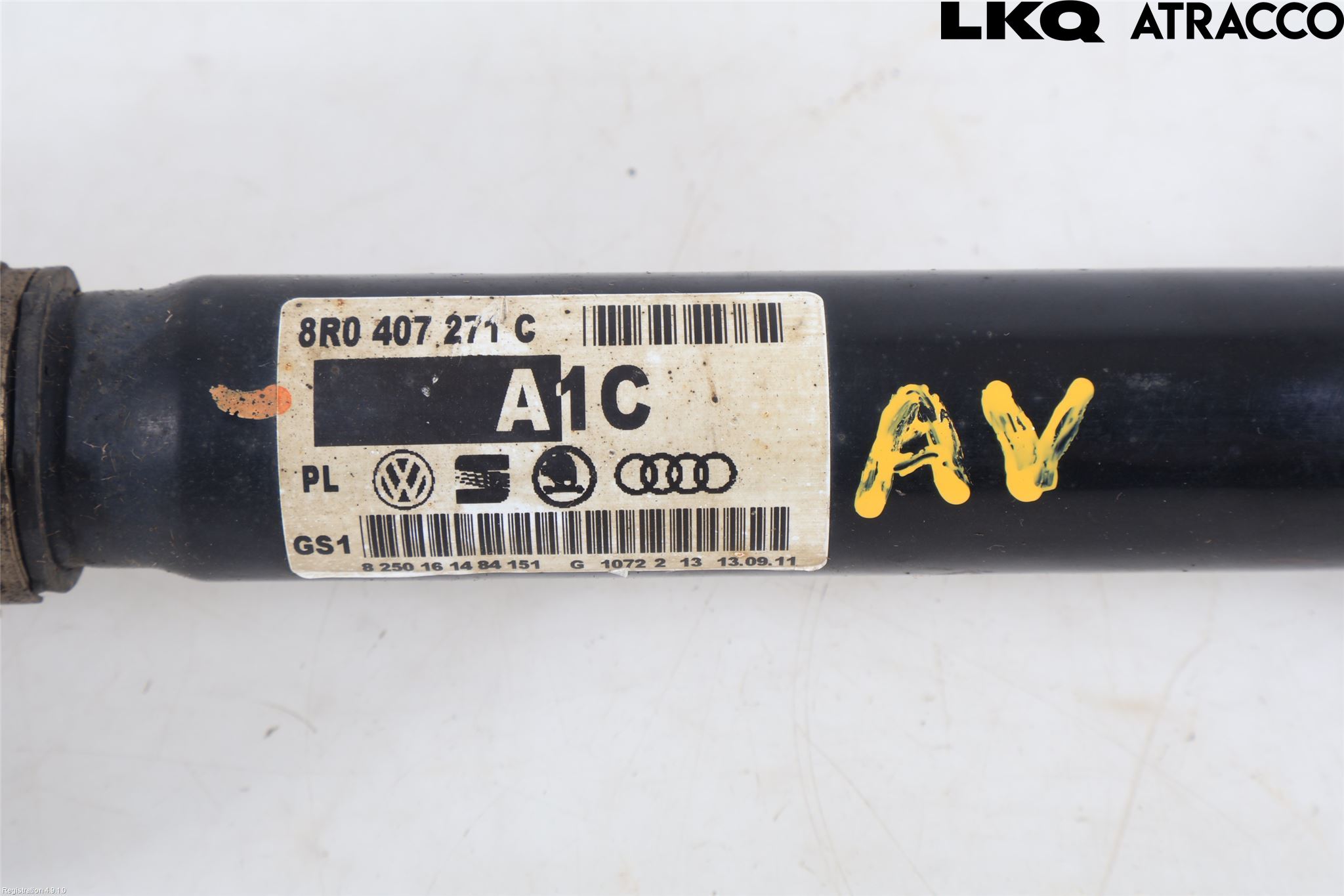 Audi A6/S6 4G 11-18 Drivaksel Foran Kompl Høyre