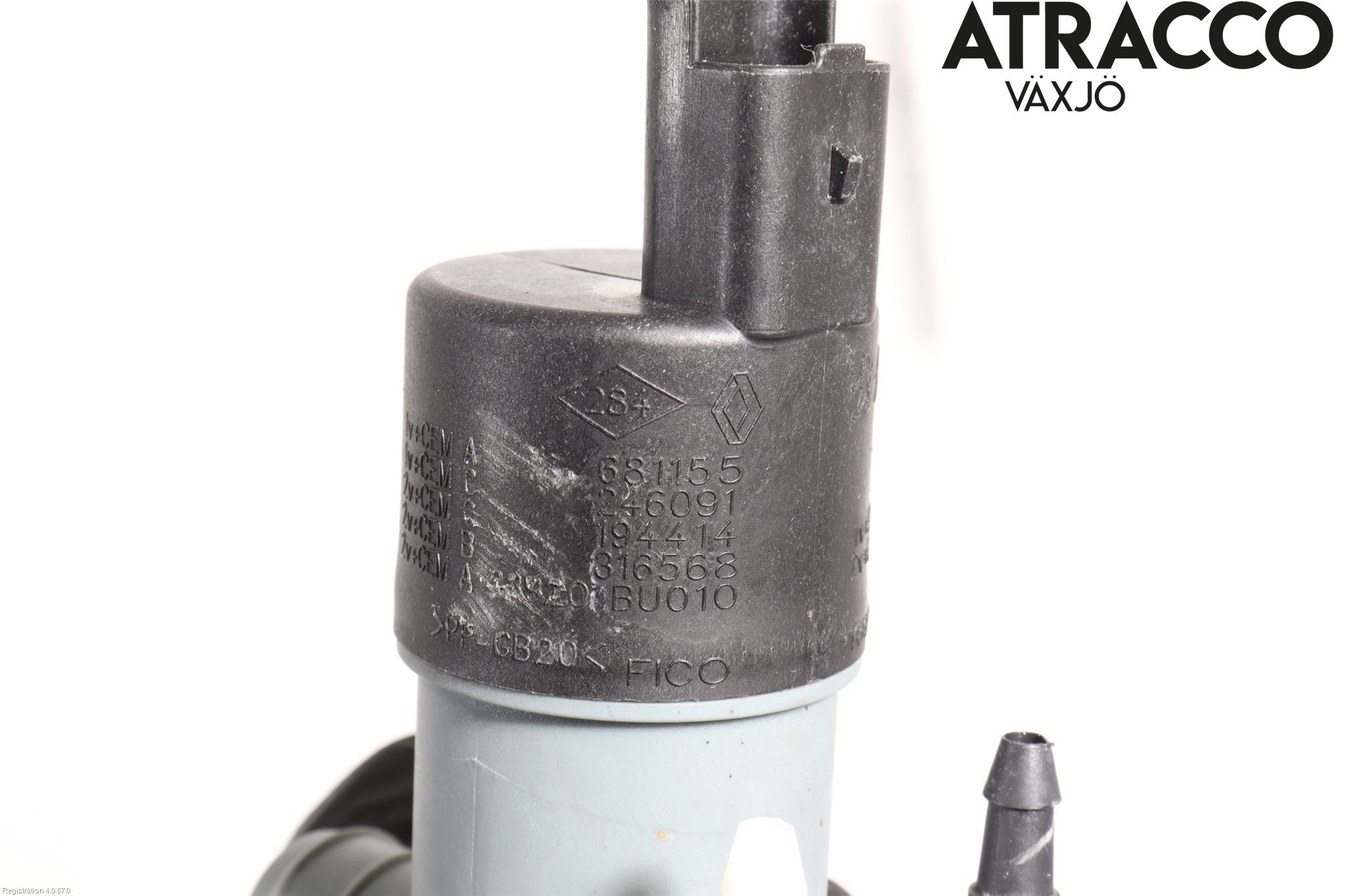 Nissan QASHQAI 14-17 Spylerpumpe Frontrute