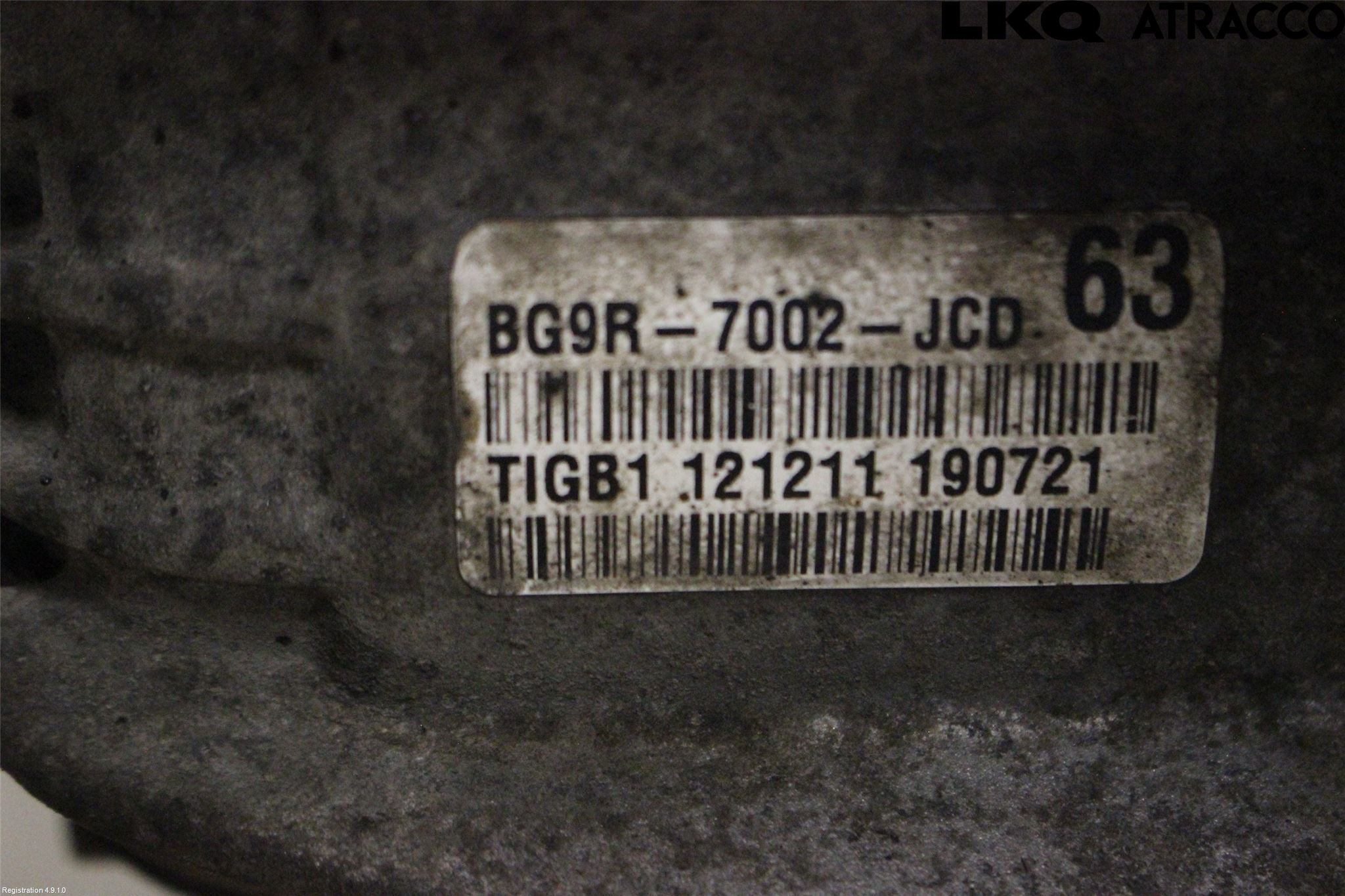Volvo V70 08-13 Gearkasse 6 Trinn