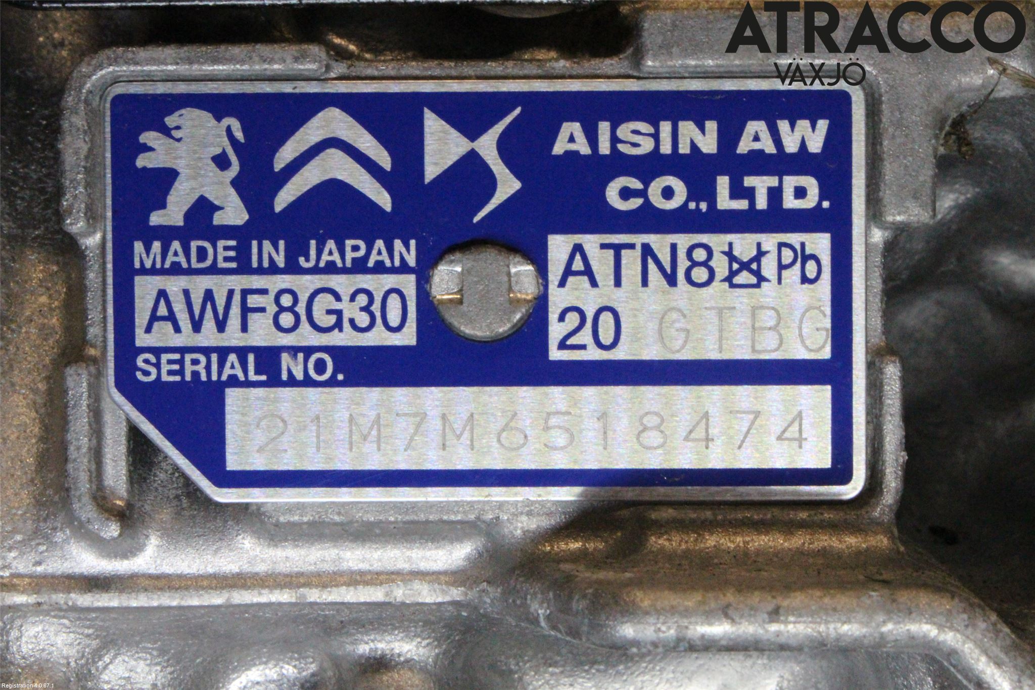 Peugeot 3008 17-24 Gearkasse Automat