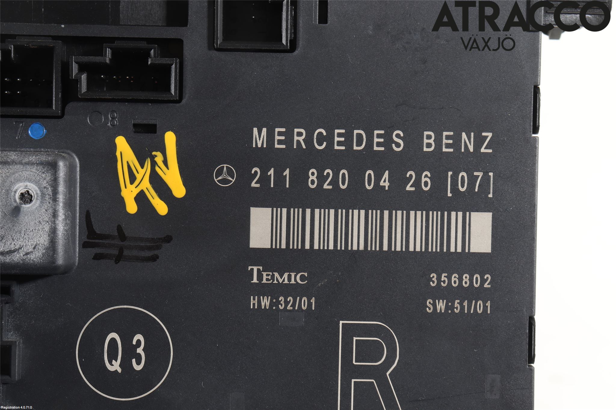 Mercedes-Benz MB E-KLASS (W211) 02-09 Styreenhet Dør