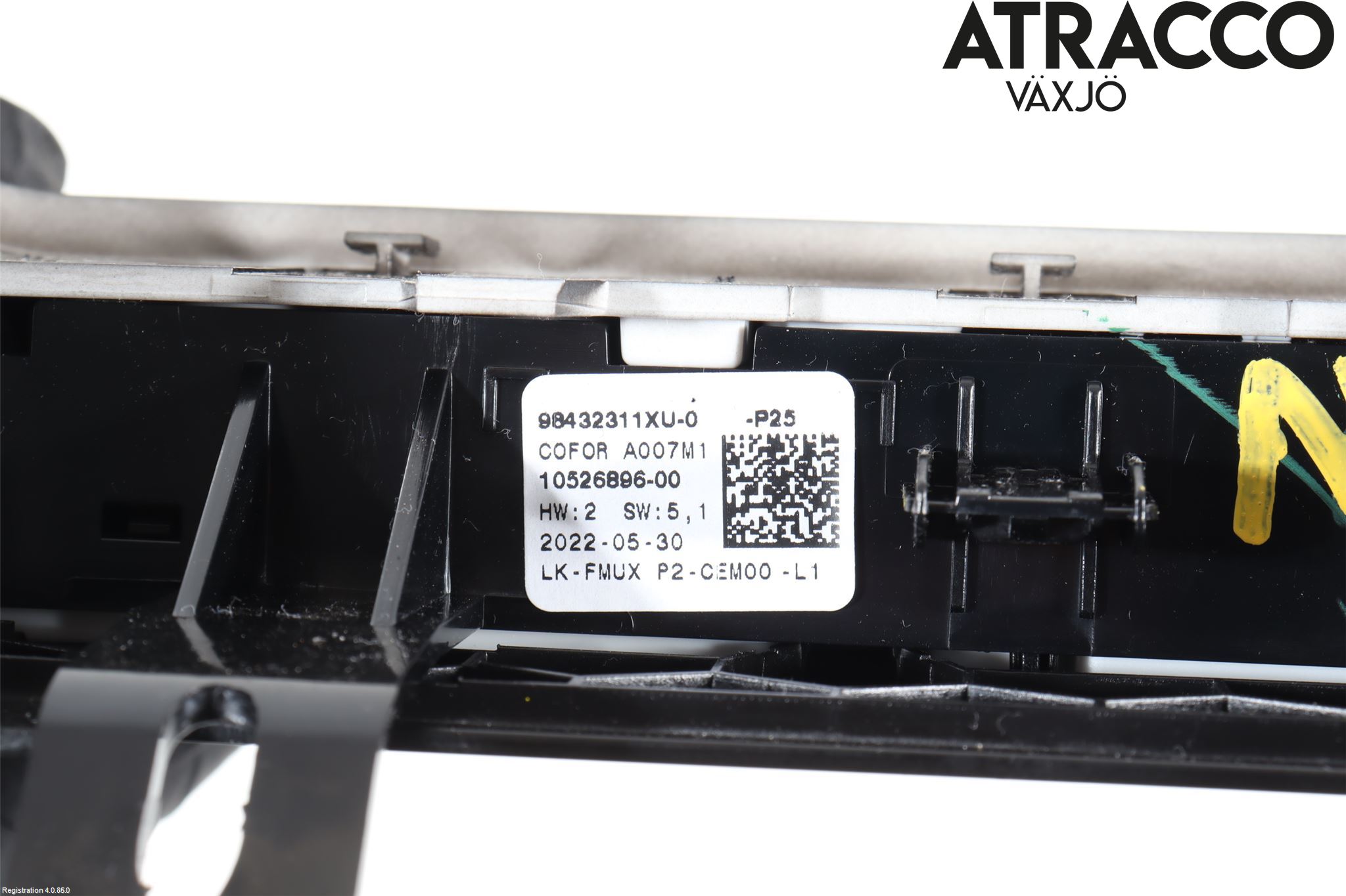 Peugeot 208/E-208 20- Varme Ac Betjening-Display