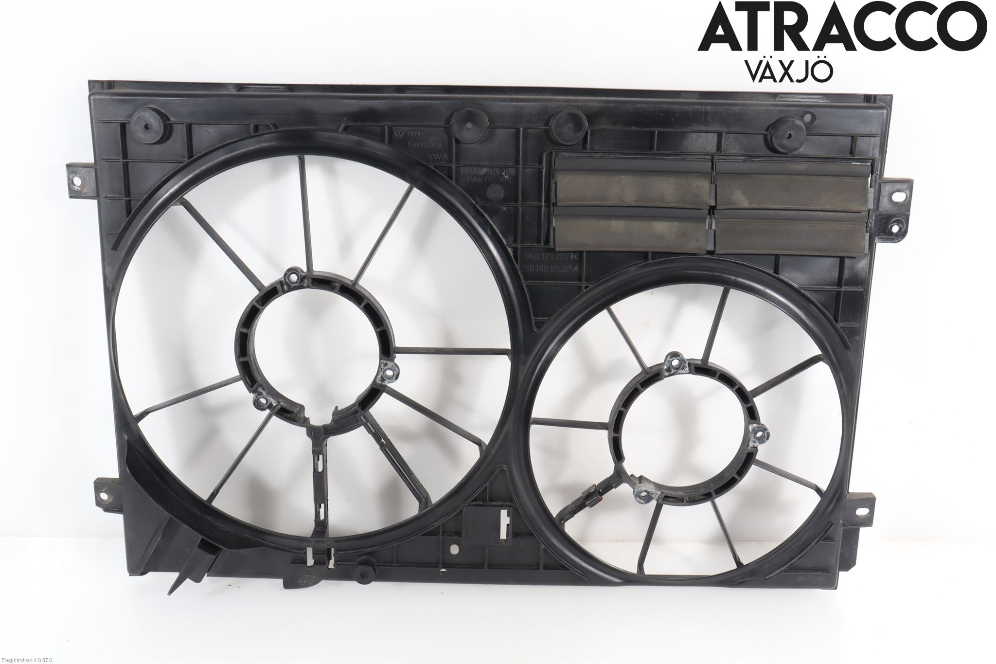 Volkswagen VW PASSAT 11-14 Kjølevifte-Radiator Hus-Kåpe