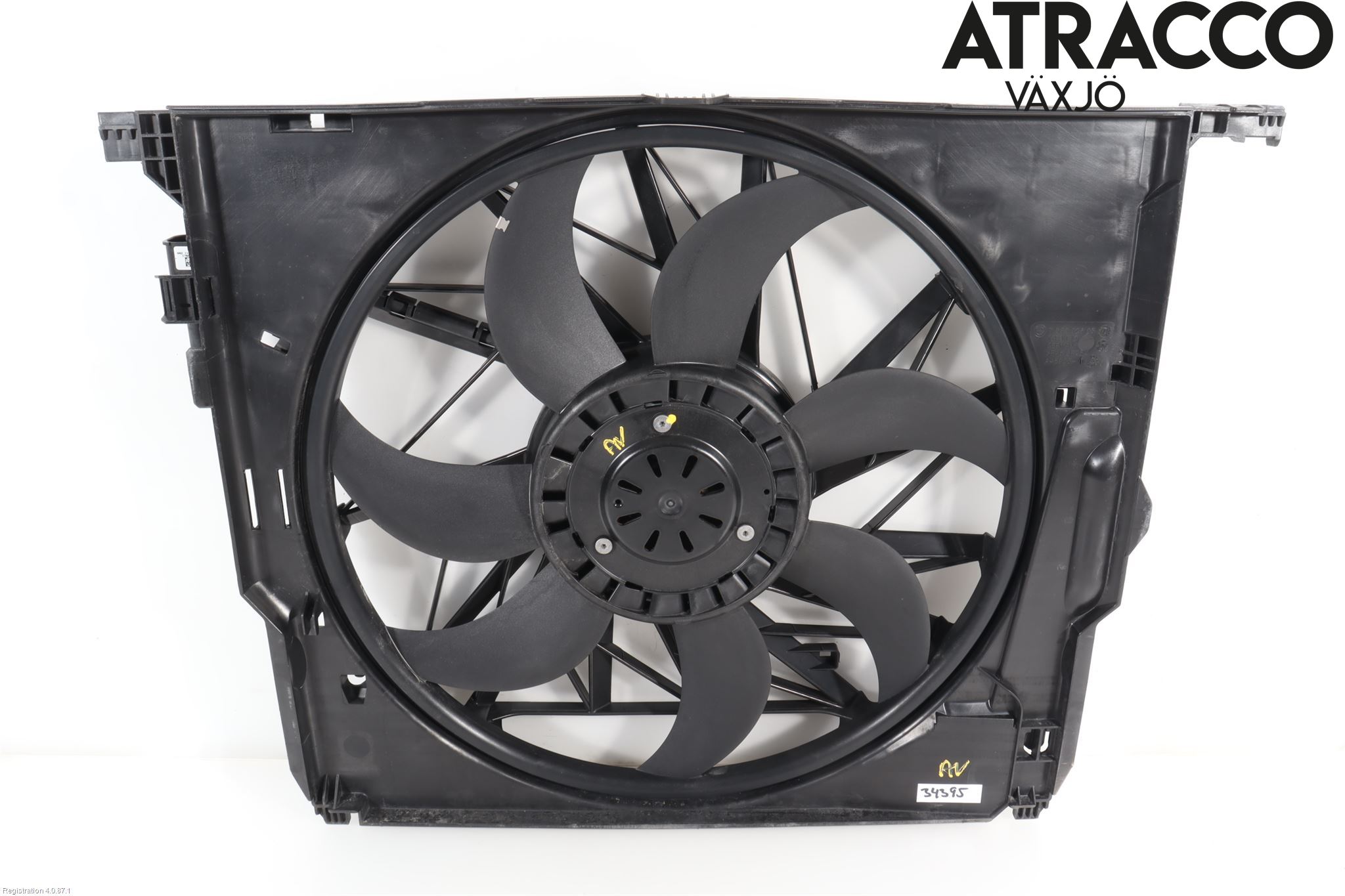 BMW 5 F10/F11/F18 09-17 Kjølevifte-Radiator Hus-Kåpe