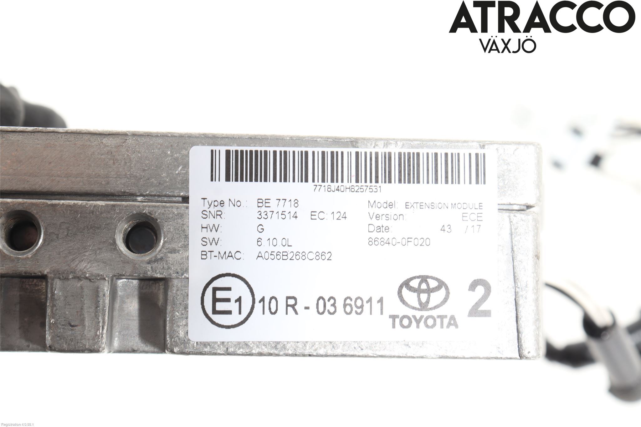 Toyota AURIS 13-19 Stereo Radio Med Cd
