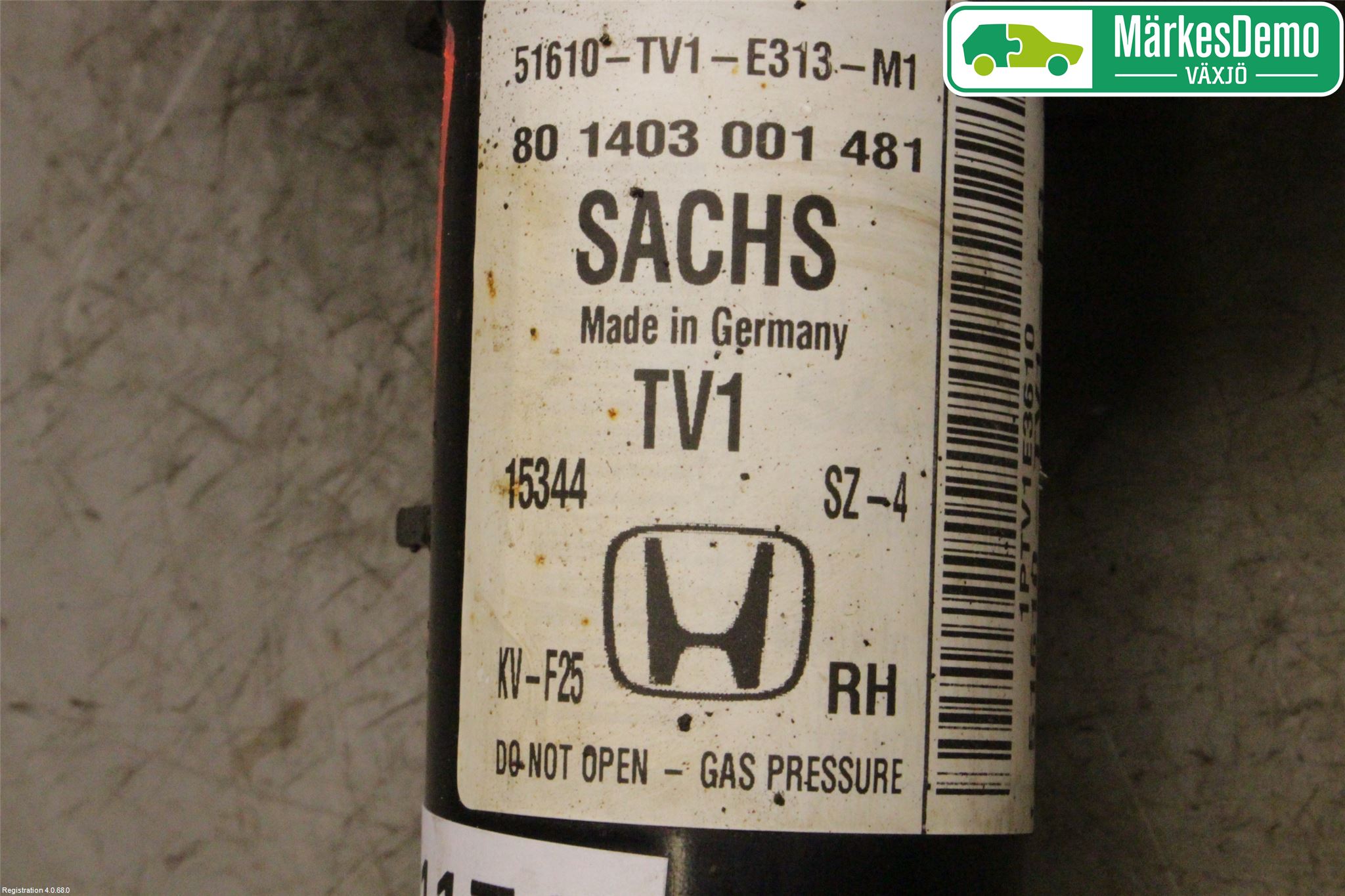Honda CIVIC 12-16 Fjærbein Foran Høyre