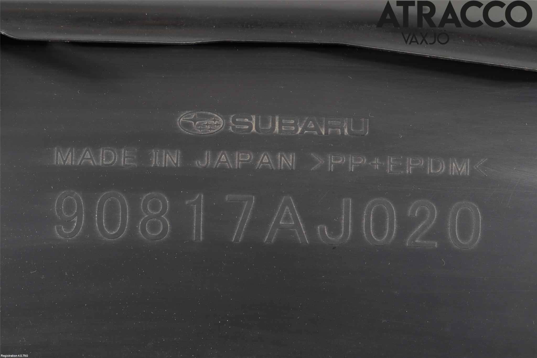 Subaru LEGACY 10-14 Panser Luftinntak Oppå