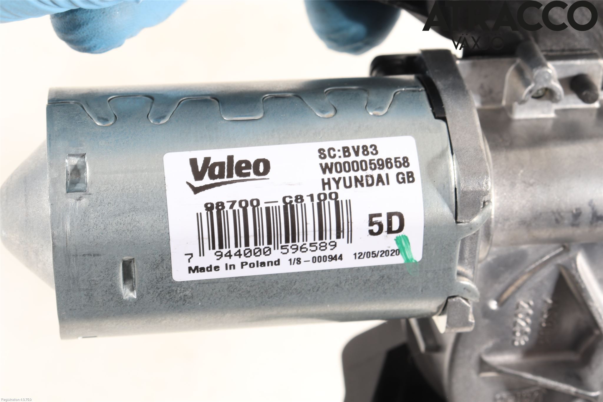 Hyundai i20 GB 15-20 Viskermotor Bakluke