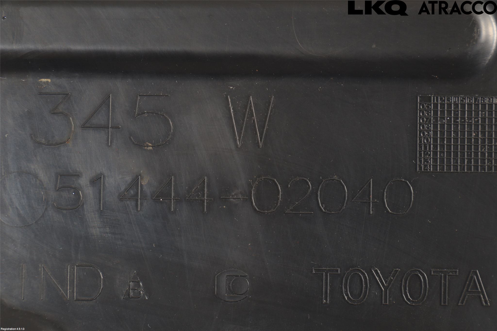 Toyota AURIS 07-09 Bunnplate U Motor-Gear-Dørk