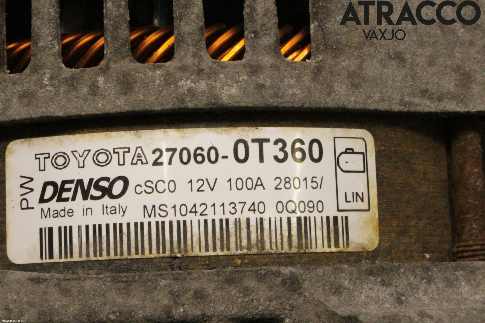 Toyota VERSO 09-18 Dynamo