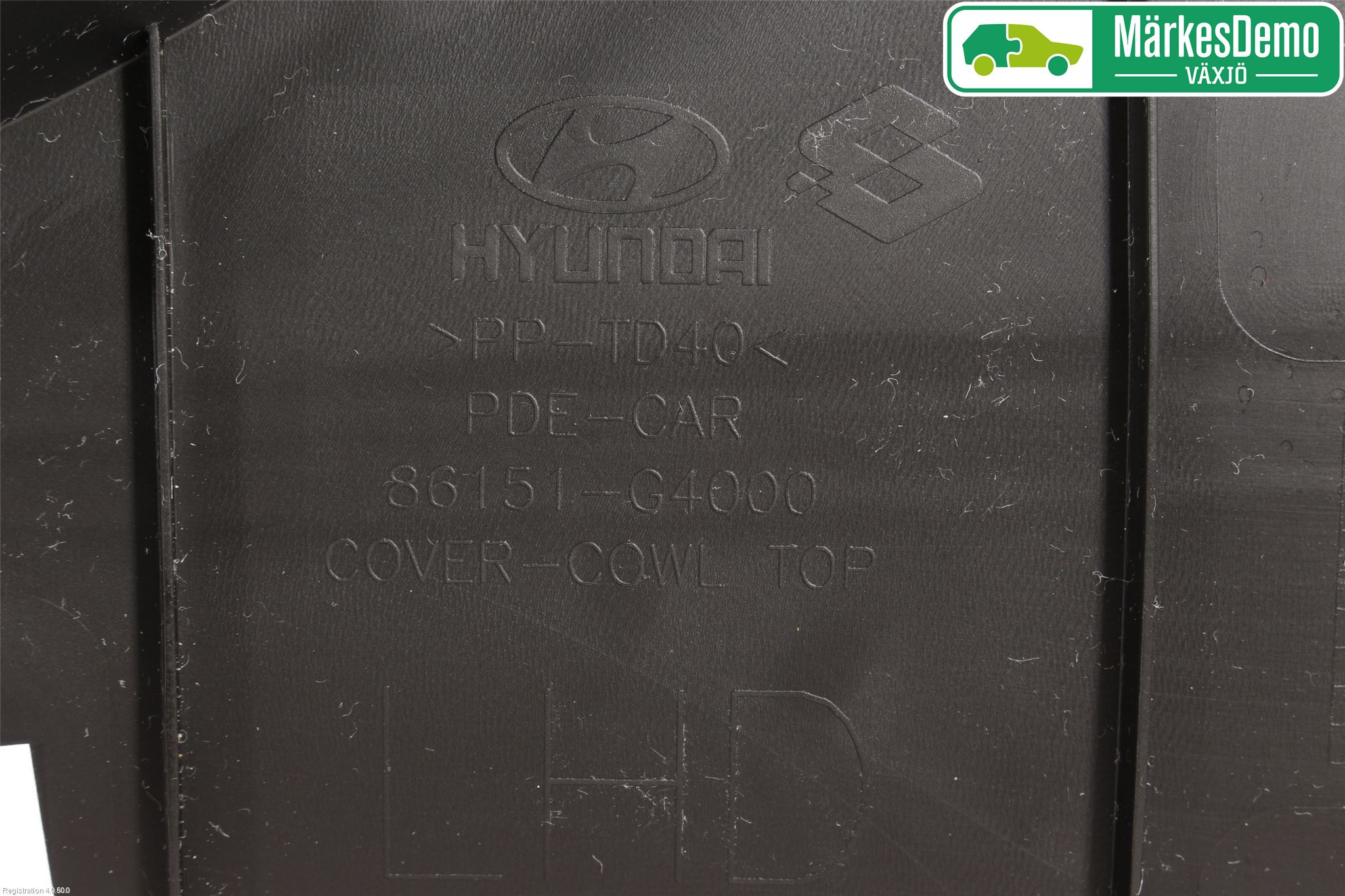 Hyundai i30 PD 17- Visker Deksel-Grill-Under Frr