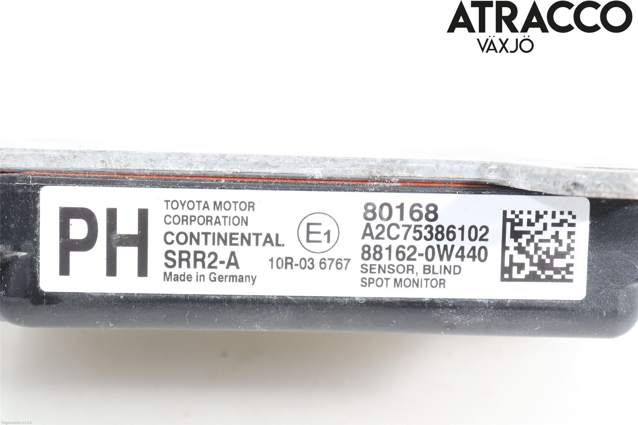 Toyota PRIUS (ZVW50) 16-21 Sensor Kollisjonsbeskyttelse