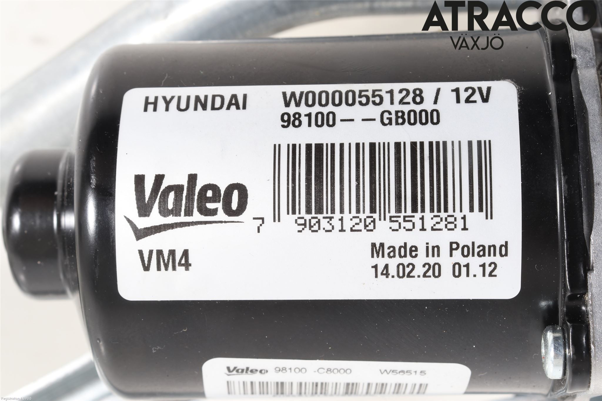 Hyundai i20 GB 15-20 Viskeroverføring Frontrute