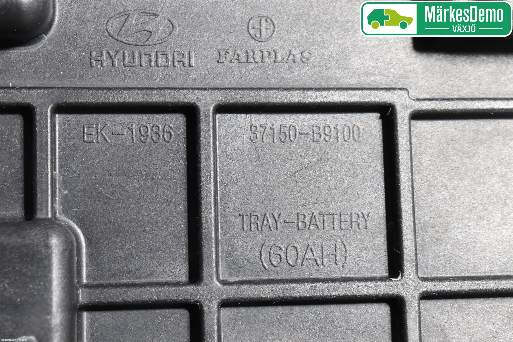 Hyundai i10 BA 17-20 Batterikasse - Feste - Holder