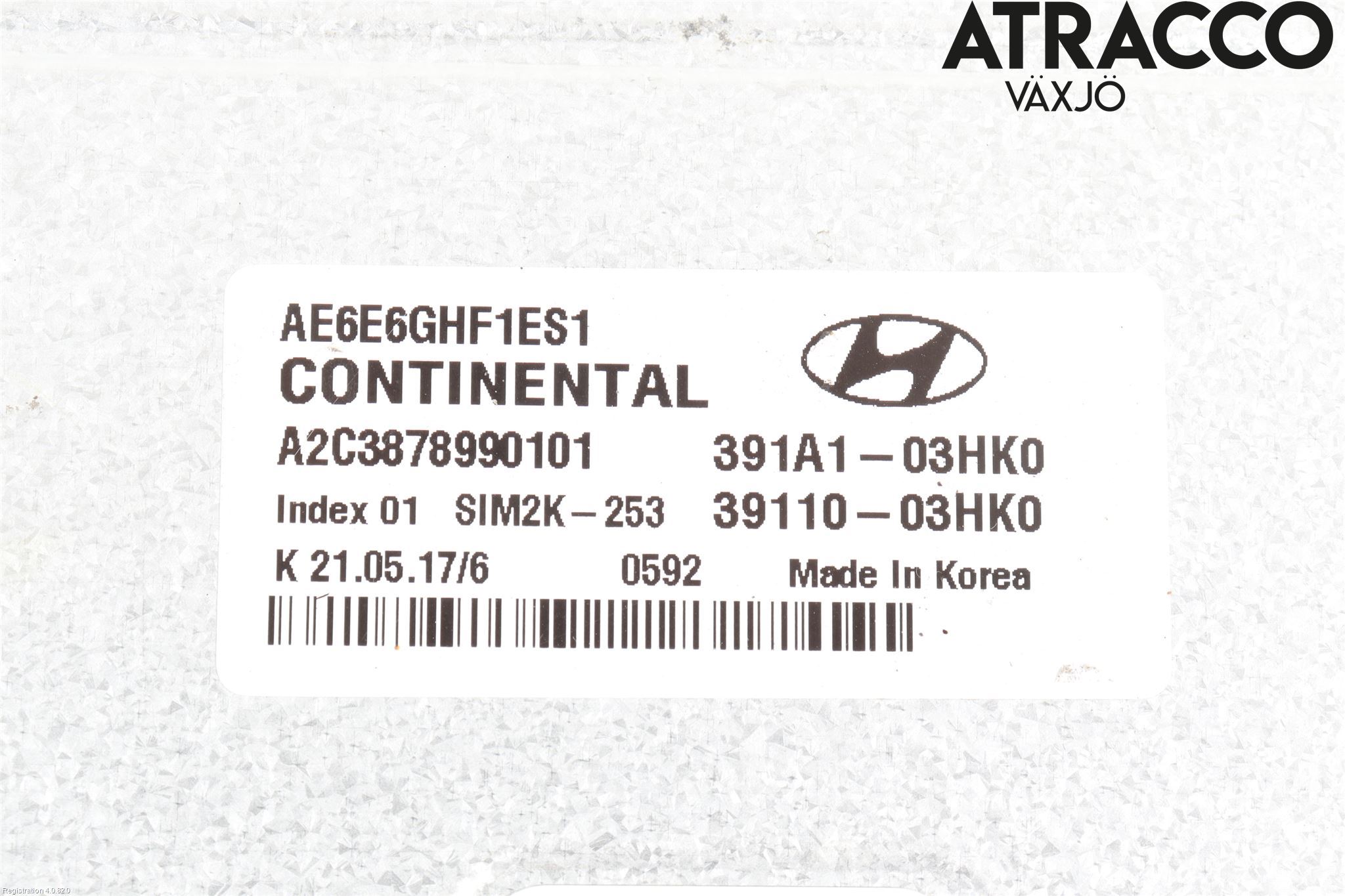 Hyundai IONIQ AE 17-22 Styreenhet Innsprøytning