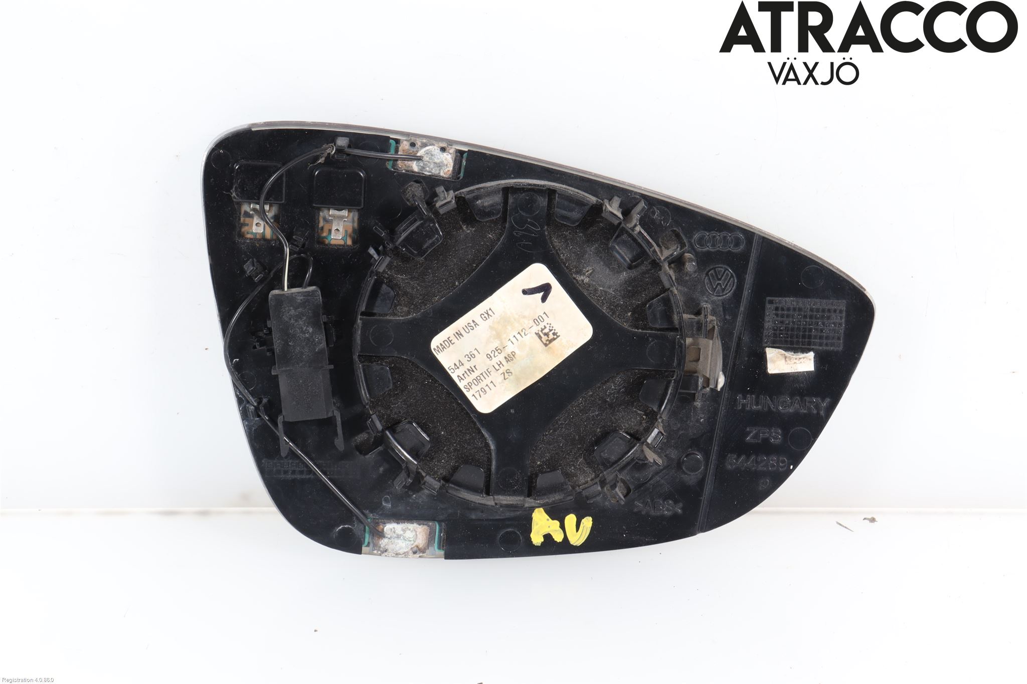 Volkswagen VW PASSAT 11-14 Speil Glass V