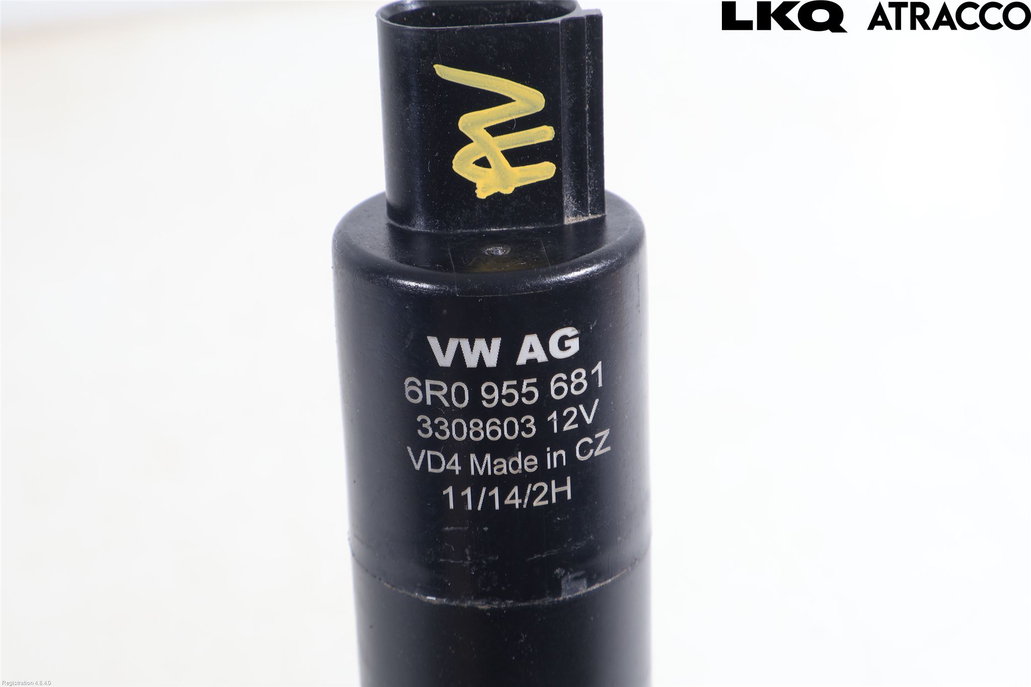 Volkswagen VW PASSAT 11-14 Spylerpumpe Høytrykk