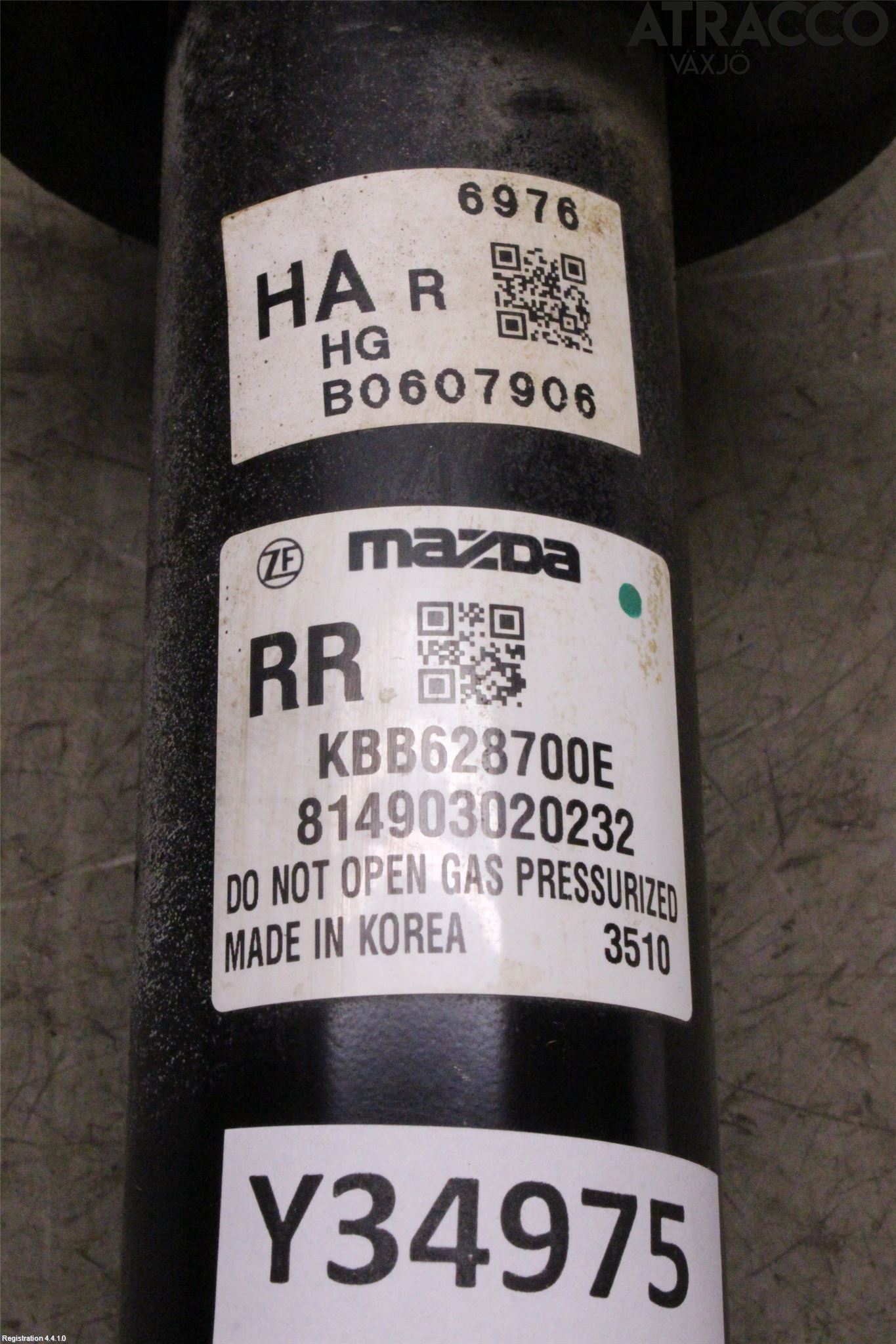 Mazda CX-60 22- Fjærbein Bak Høyre
