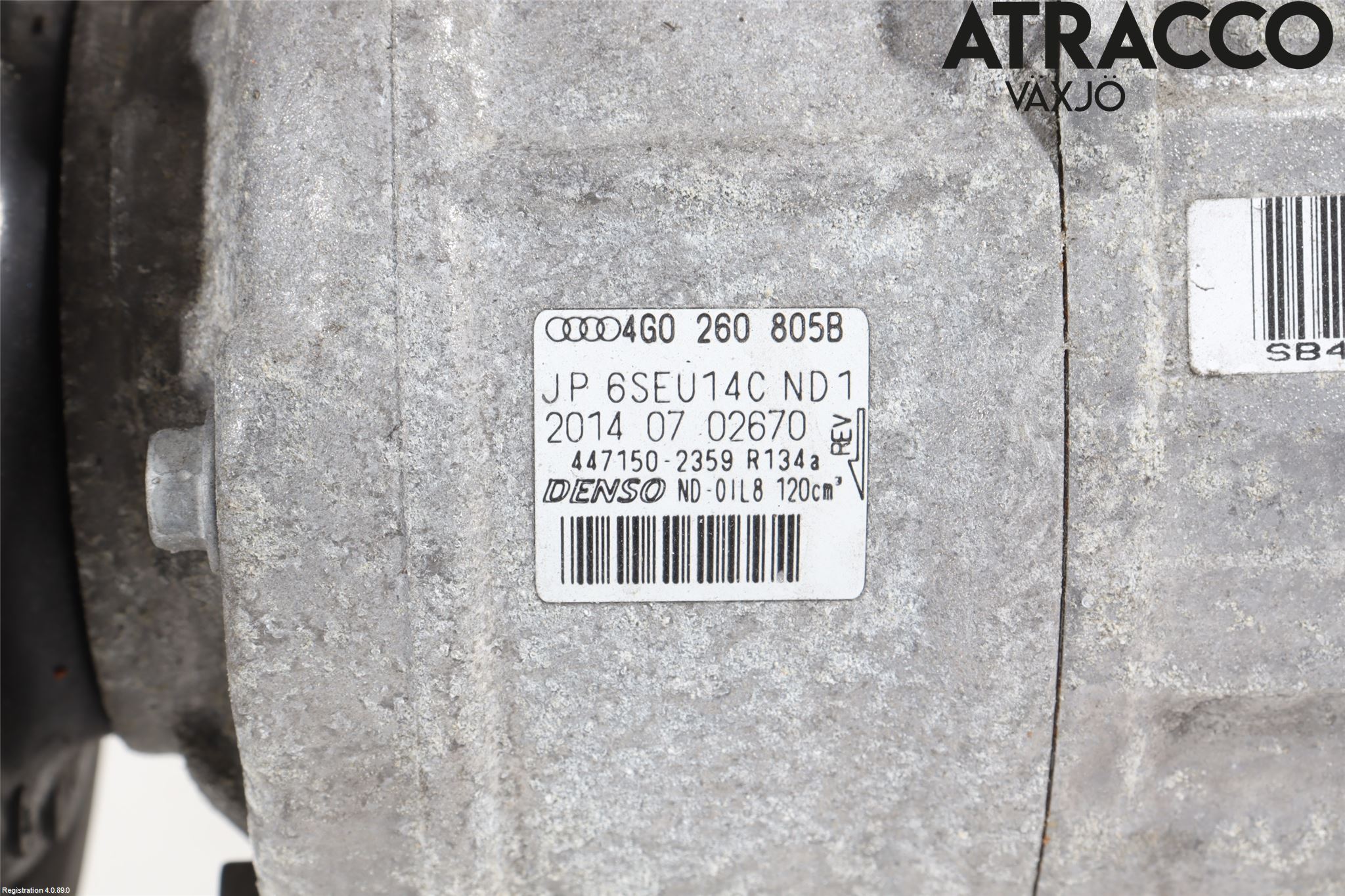 Audi A6 ALLROAD 12-18 Varme Ac Kompressor