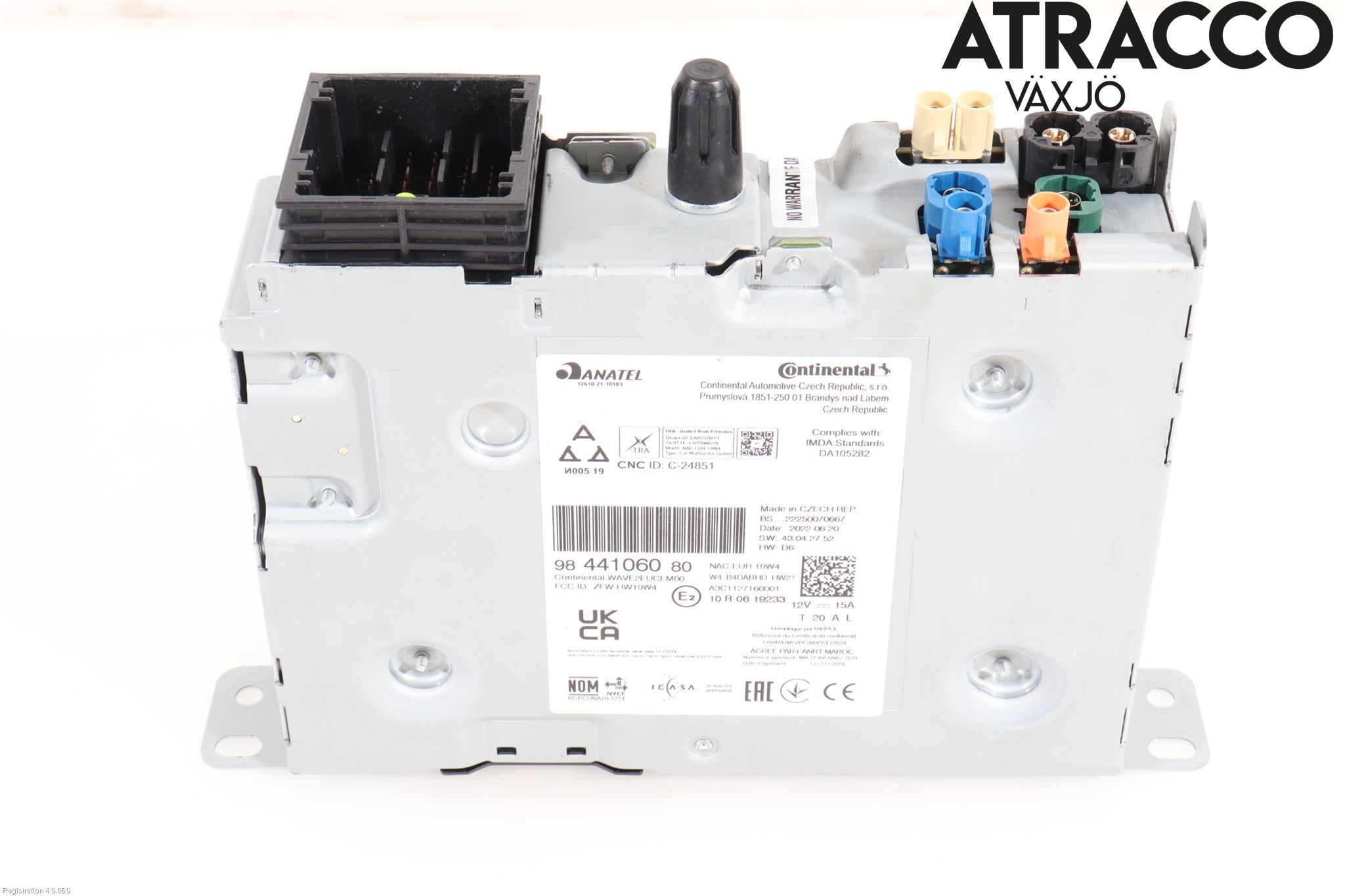 Peugeot 208/E-208 20- Stereo Radio Med Cd