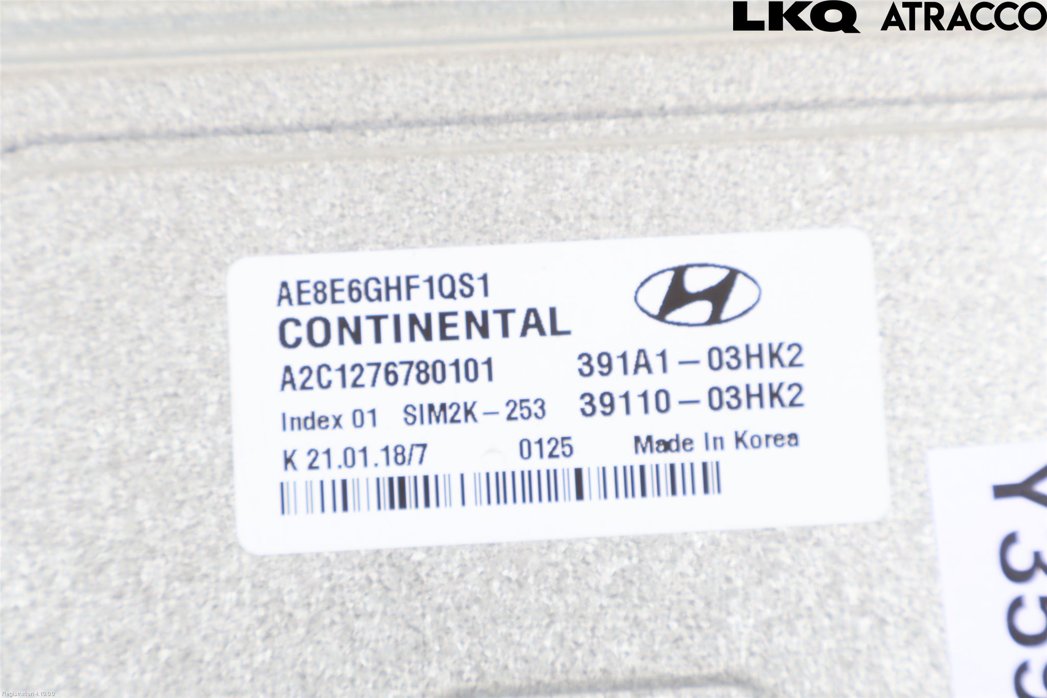 Hyundai IONIQ AE 17-22 Styreenhet Innsprøytning