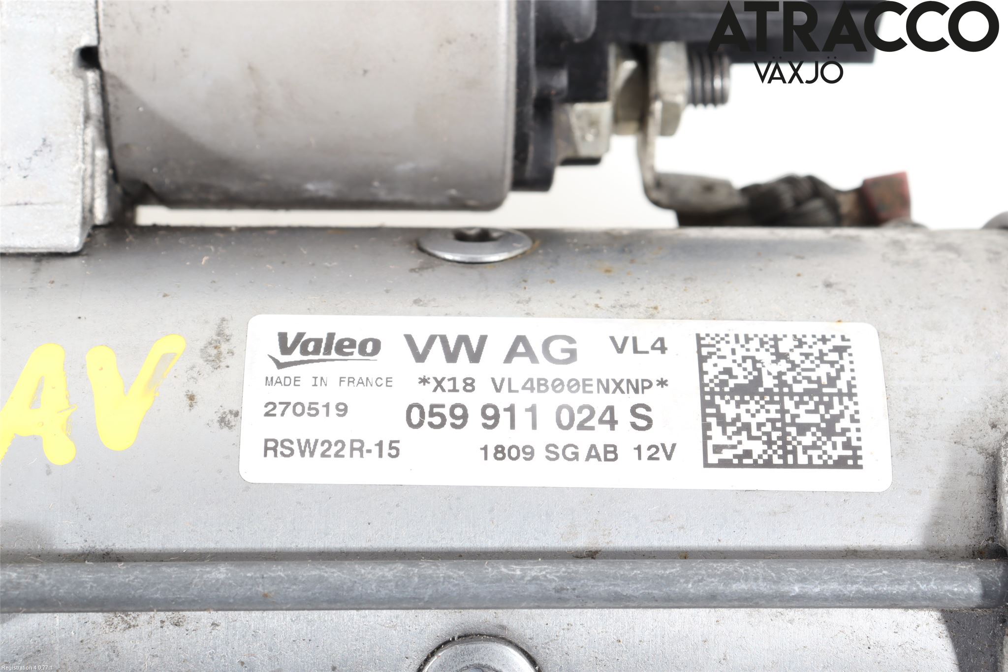 Volkswagen VW AMAROK 2H 10-22 Startmotor Diesel