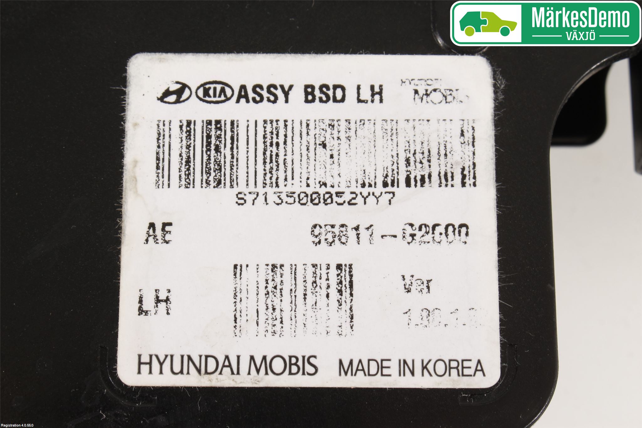 Hyundai IONIQ AE 17-22 Sensor Kollisjonsbeskyttelse