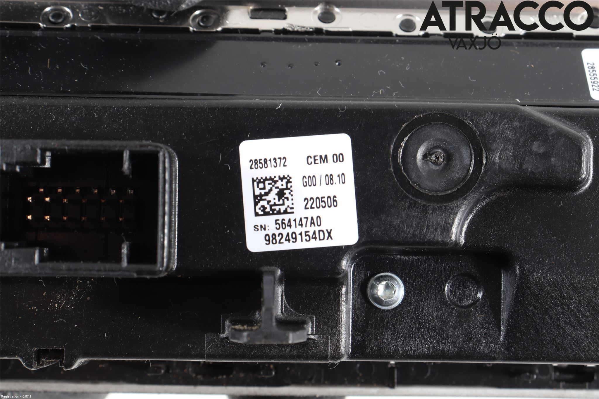 Peugeot 3008 17-24 Varme Ac Betjening-Display