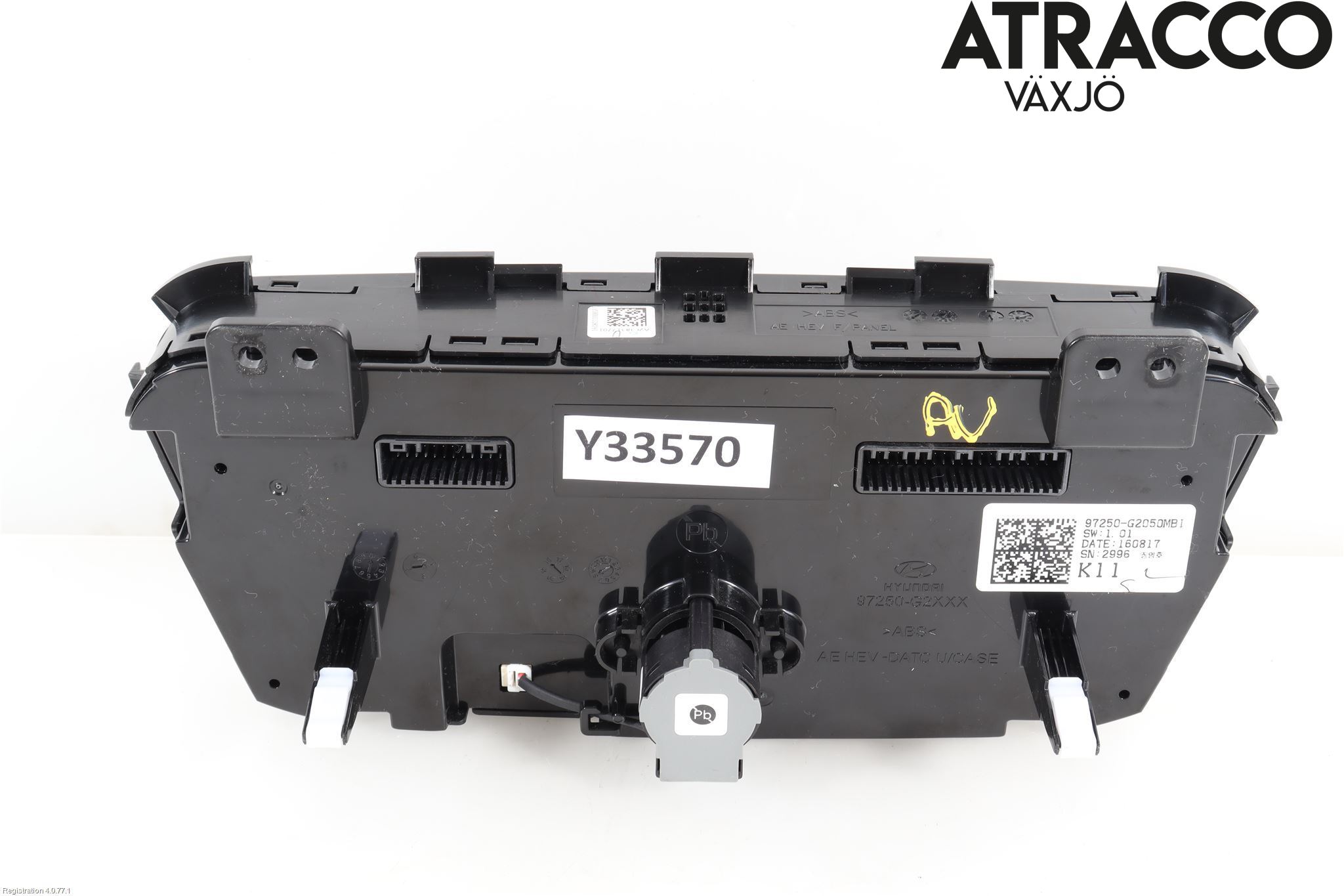 Hyundai IONIQ AE 17-22 Varme Ac Betjening-Display