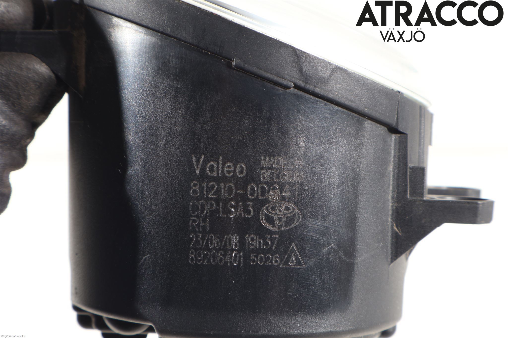 Toyota AURIS 07-09 Frontlykt-Kurve-Tåkelys